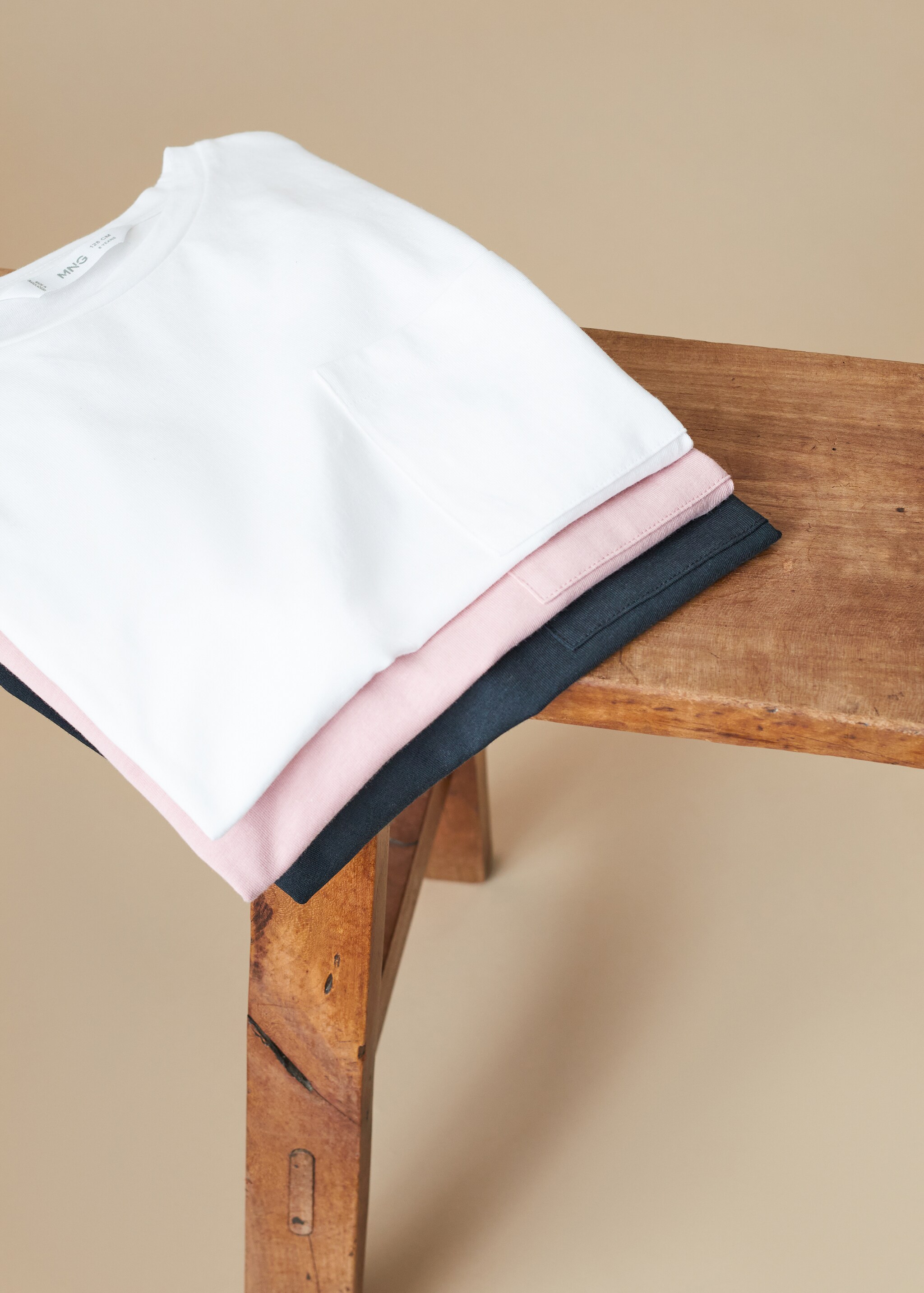 Camiseta algodón orgánico bolsillo - Detalle del artículo 1