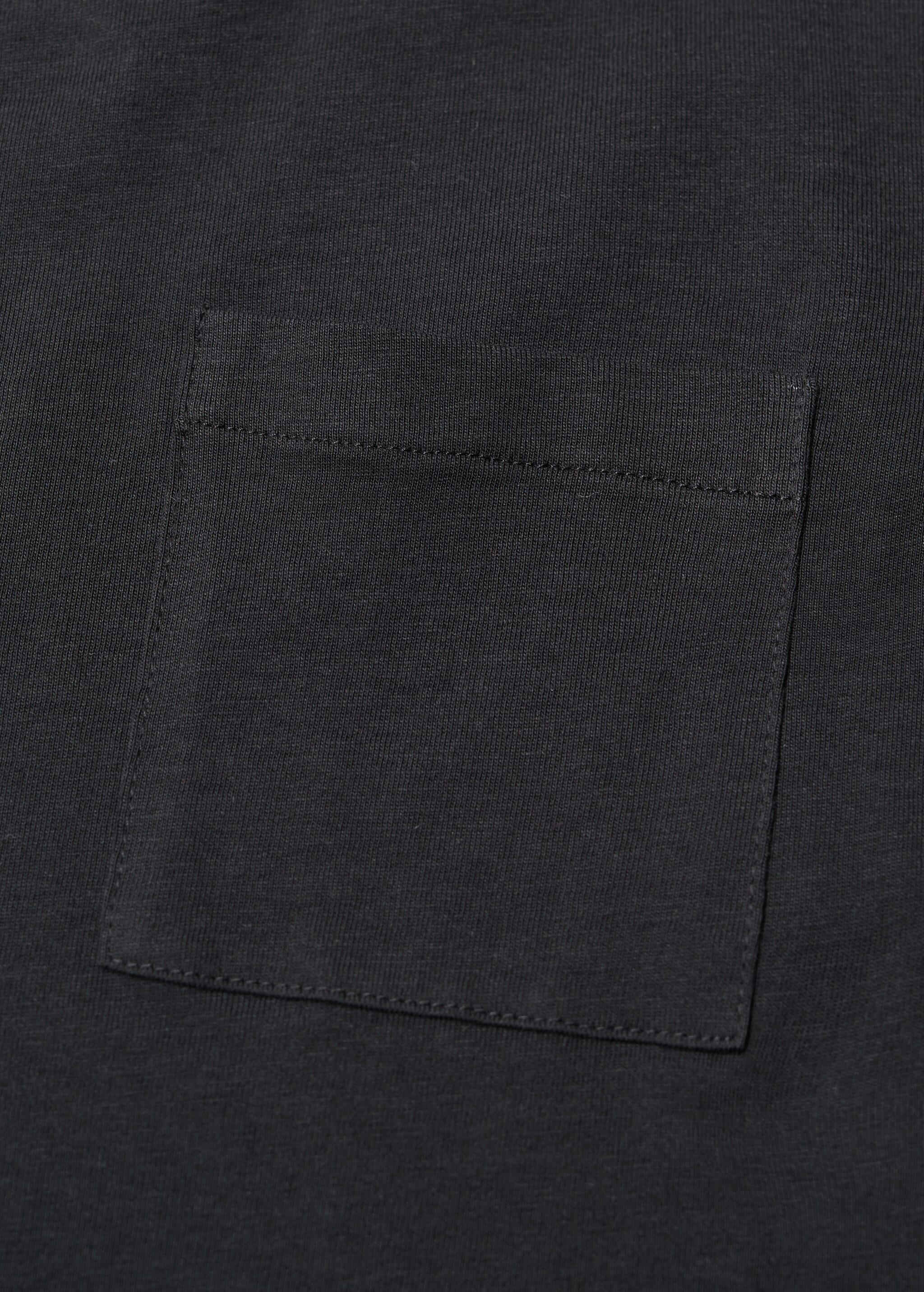 Camiseta algodón orgánico bolsillo - Detalle del artículo 8