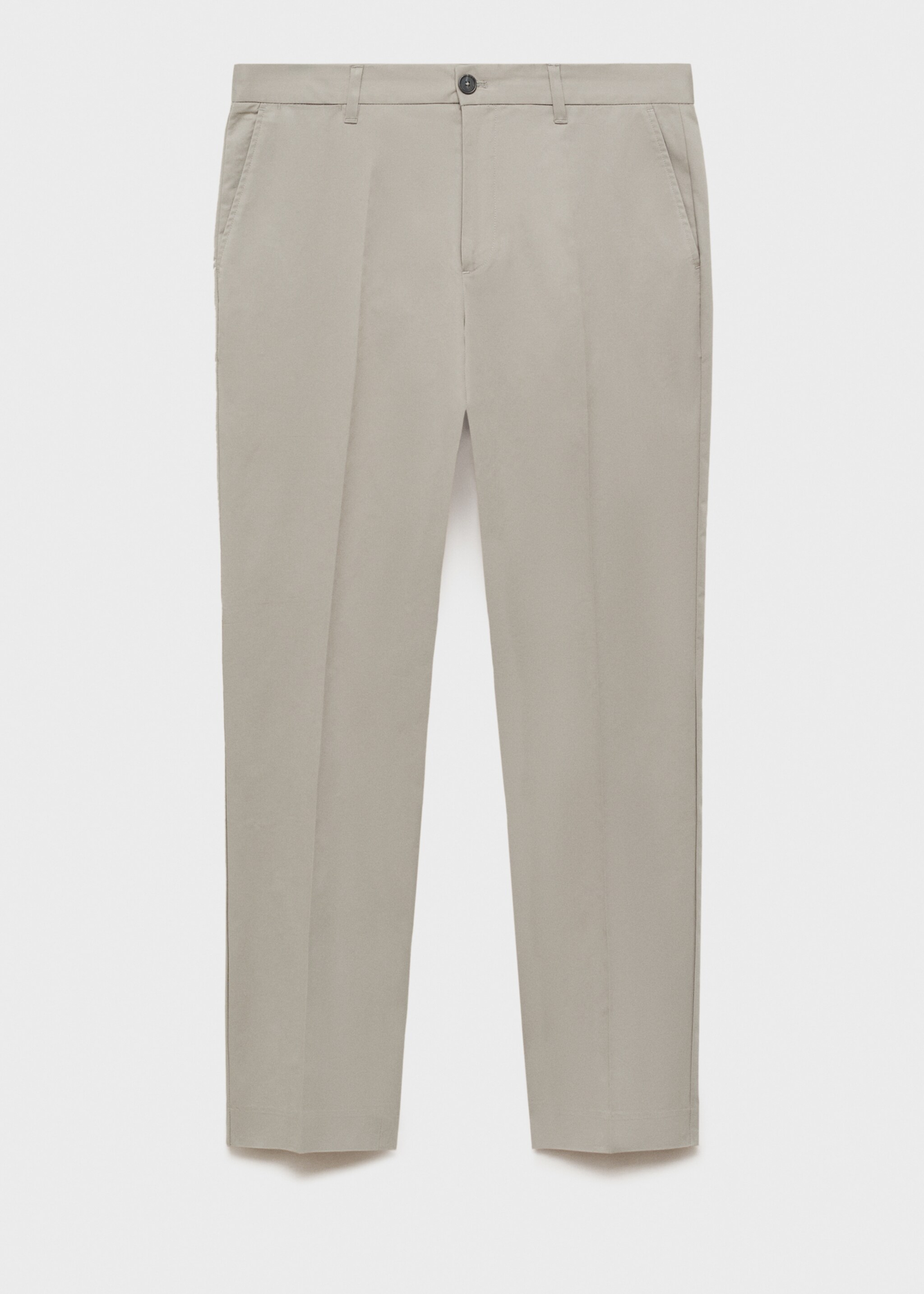 Pantalon Dublino chino slim-fit - Article sans modèle, Gris glacé. Ref: 87094387-00.
