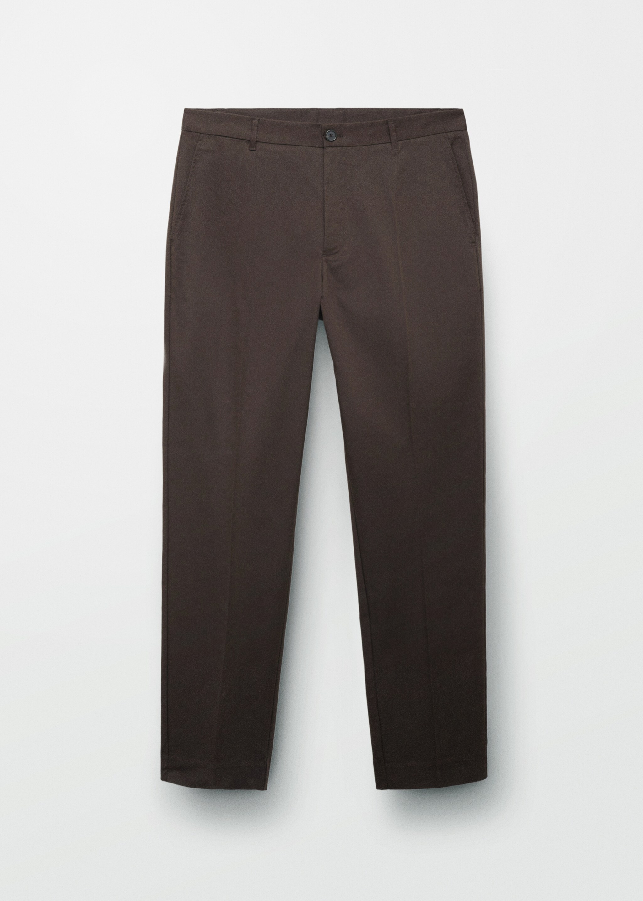 Pantalon Dublino chino slim-fit - Détail de l'article 9, Chocolat. Ref: 87094387-00.