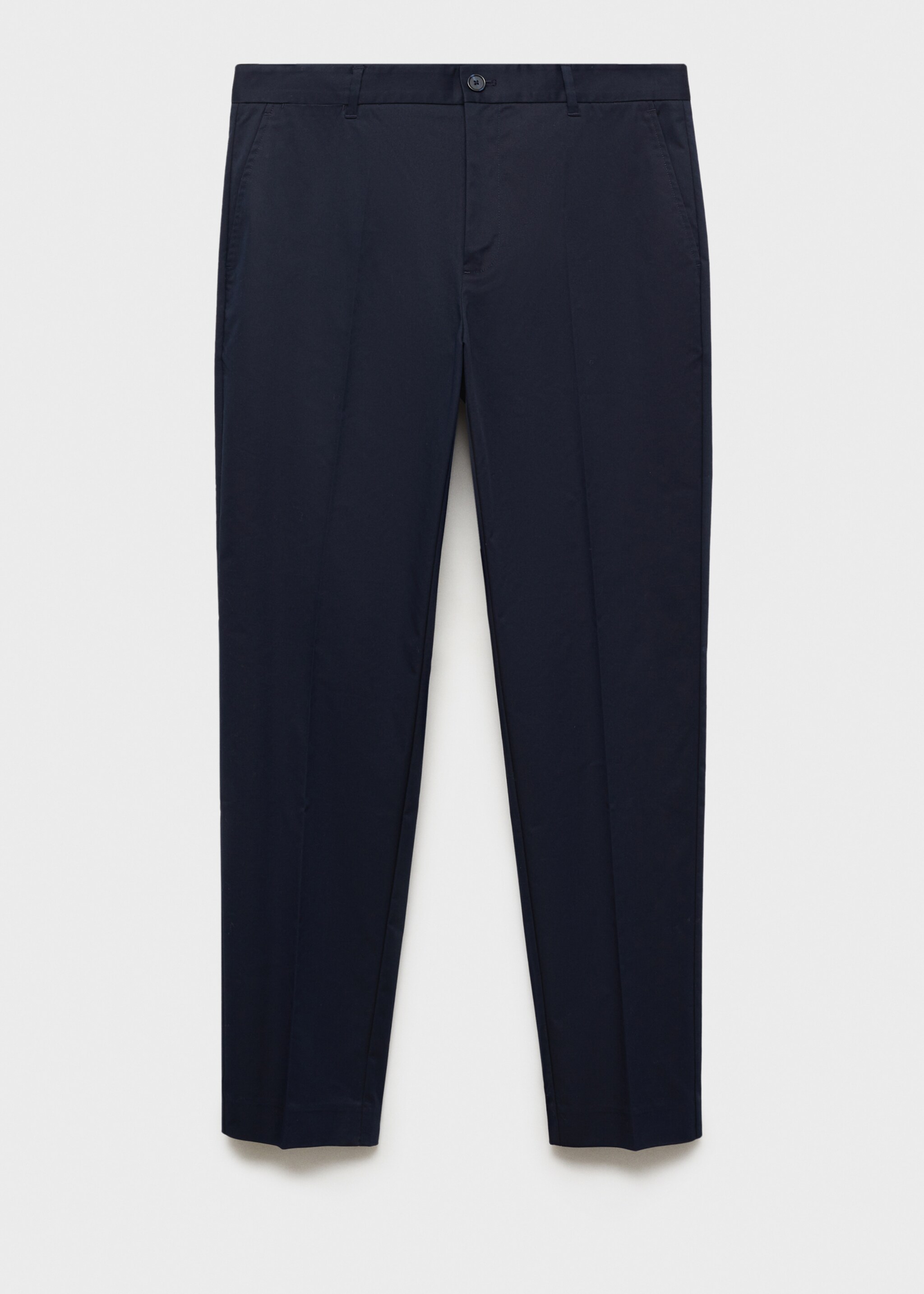 Pantalon Dublino chino slim-fit - Article sans modèle, Bleu nuit. Ref: 87094387-00.