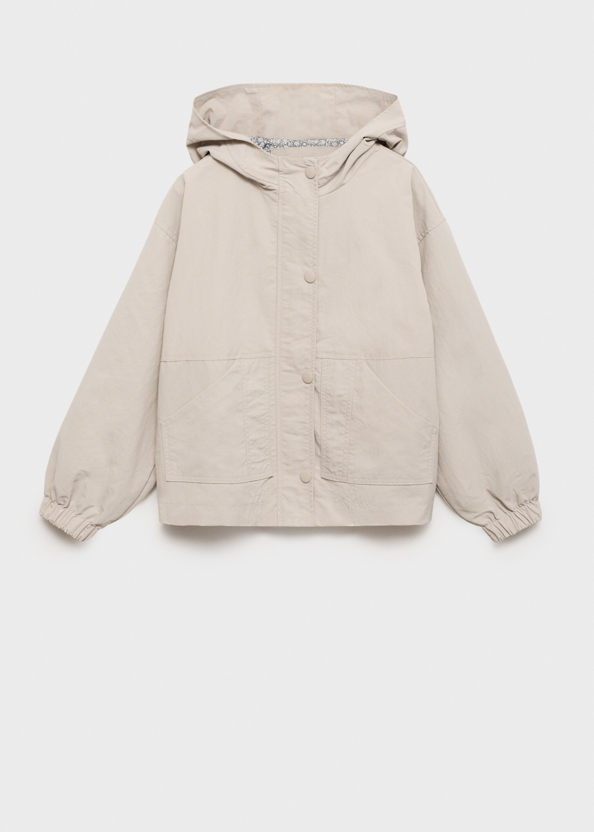 Hooded jacket - Article without model, Grey. Ref: 87094391-00.