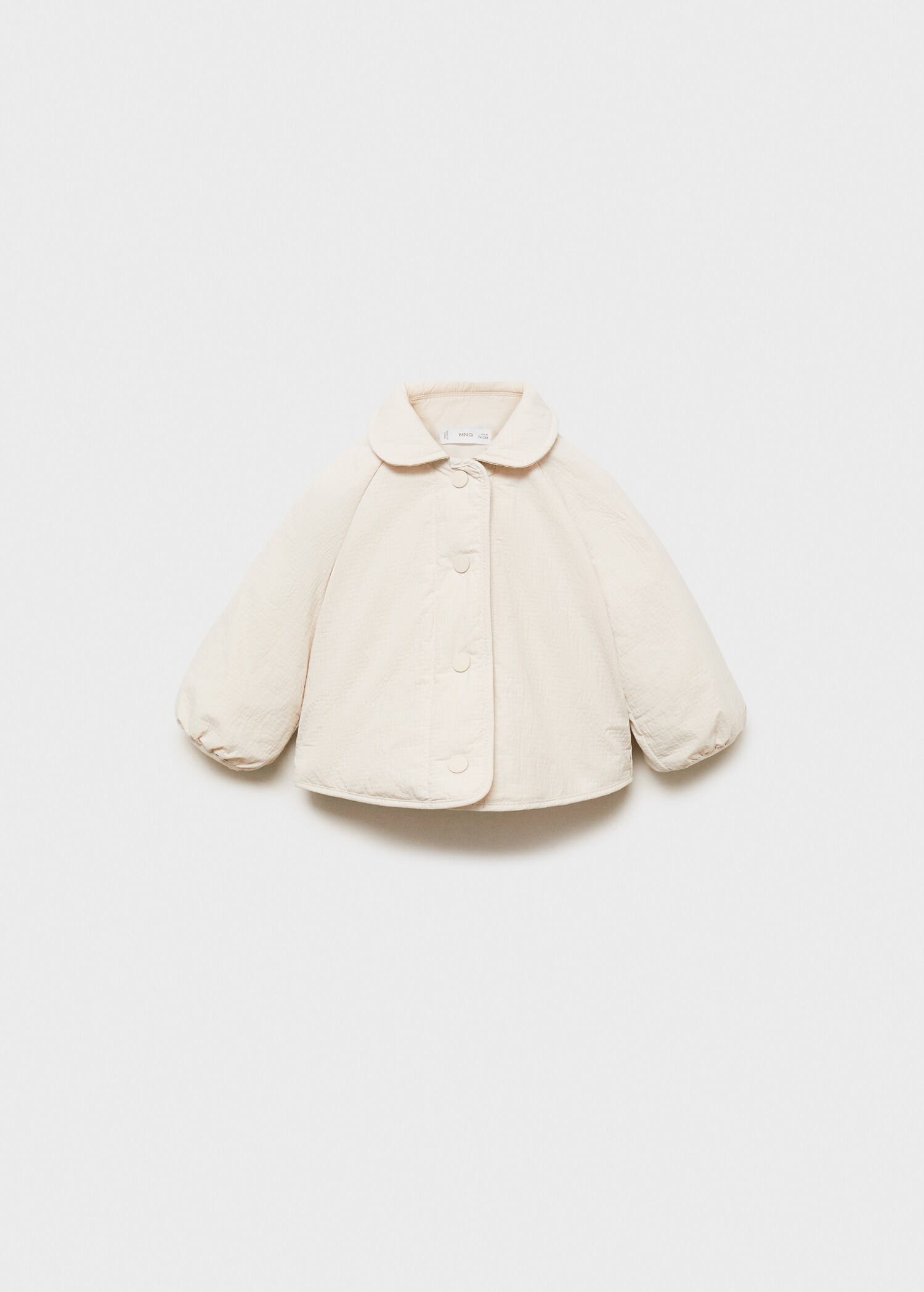 Gewatteerde jas met babyboord - Artikel zonder model