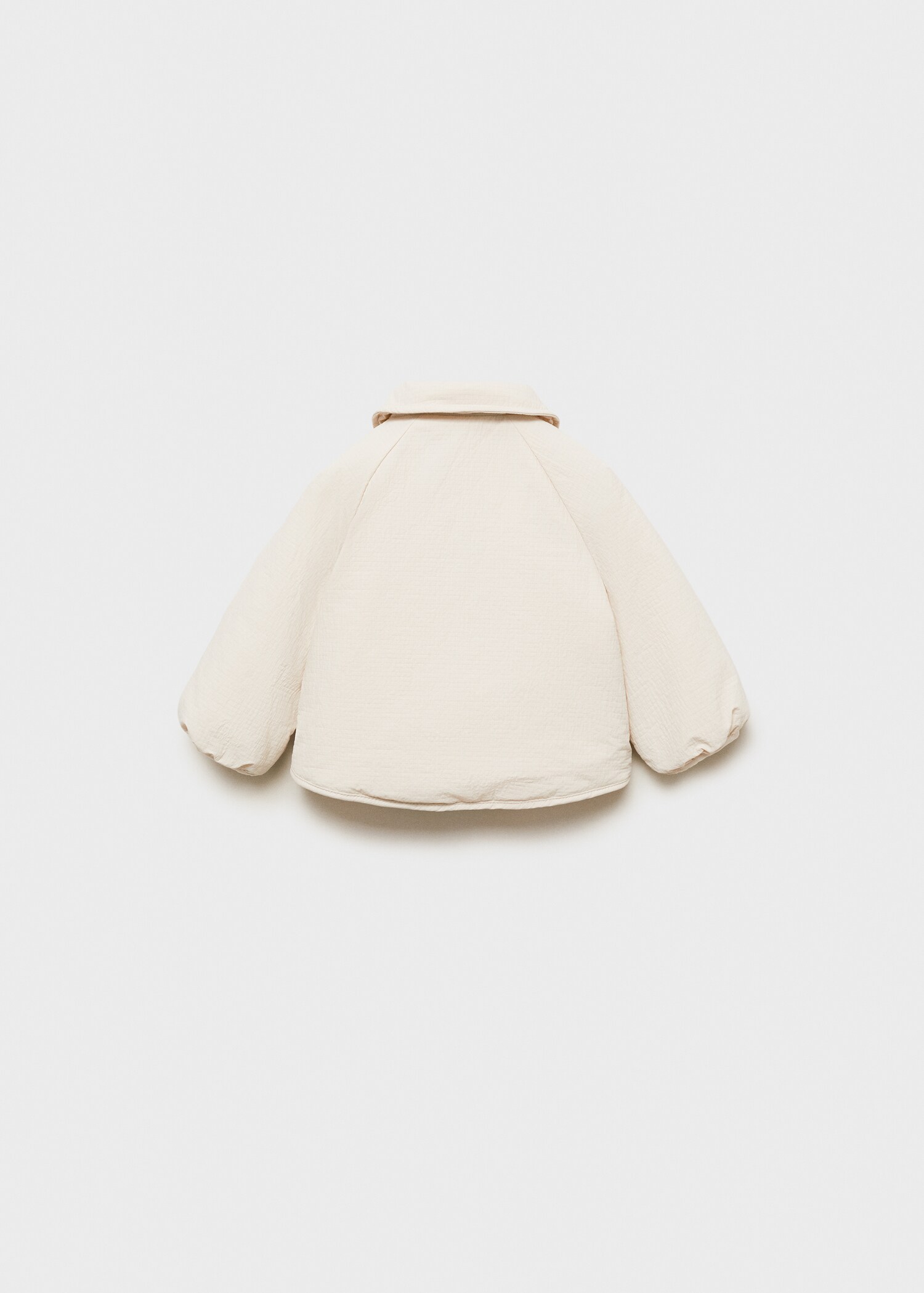Gewatteerde jas met babyboord - Achterkant van het artikel