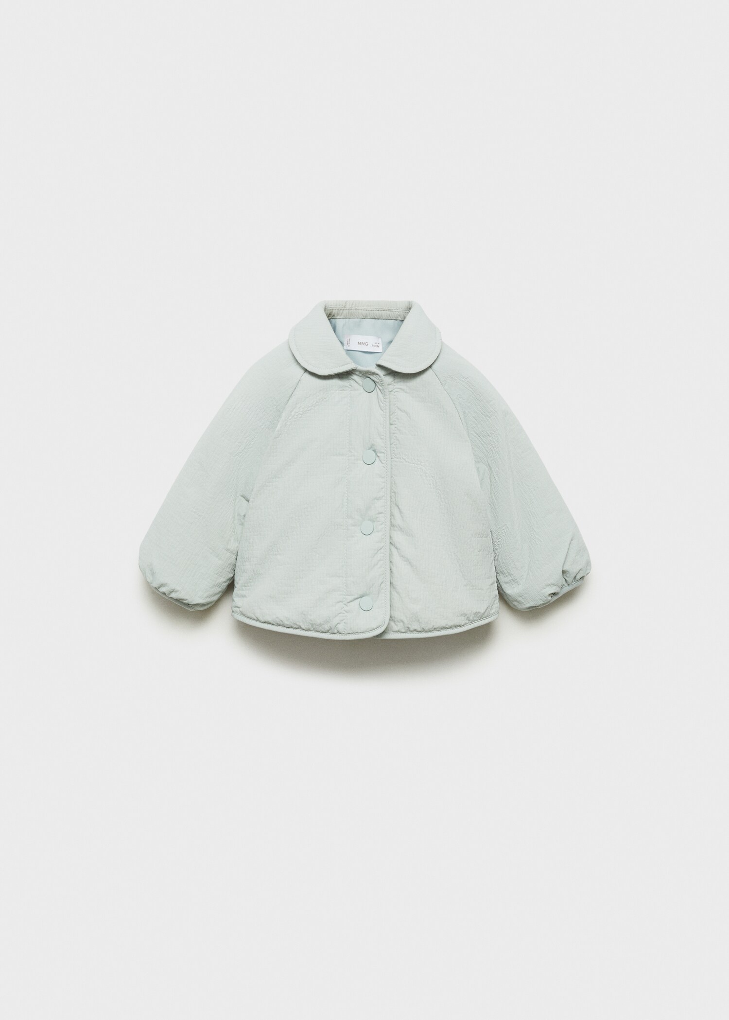 Gewatteerde jas met babyboord - Artikel zonder model