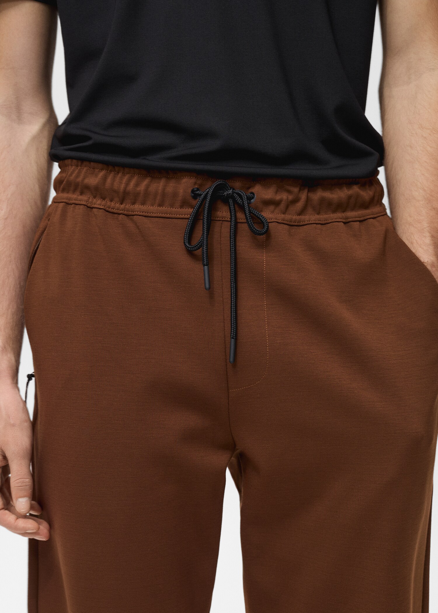 COOLMAX® joggers with elastic waistband - Details of the article 1