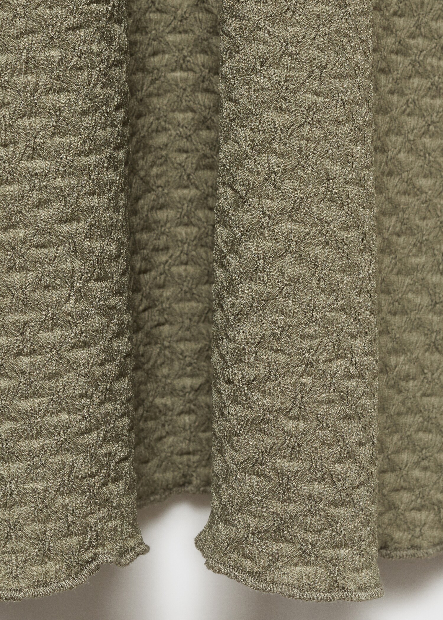 Long textured dress - Details of the article 8