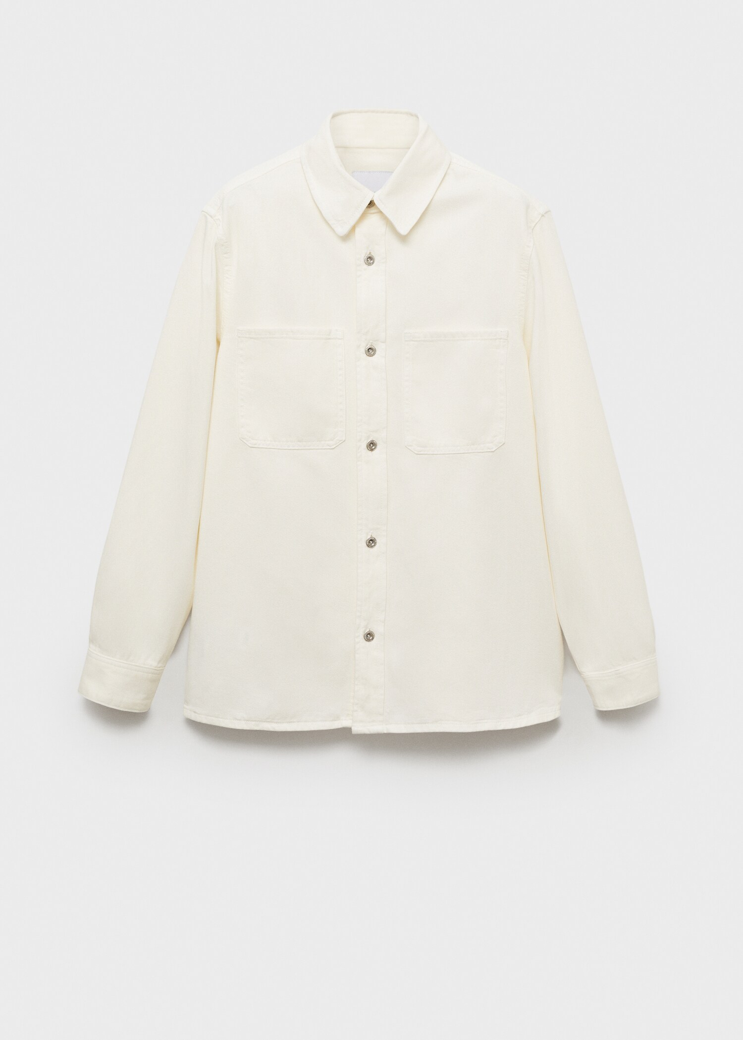 Regular Fit-Overshirt aus Baumwolle mit Lyocell - Artikel ohne Model