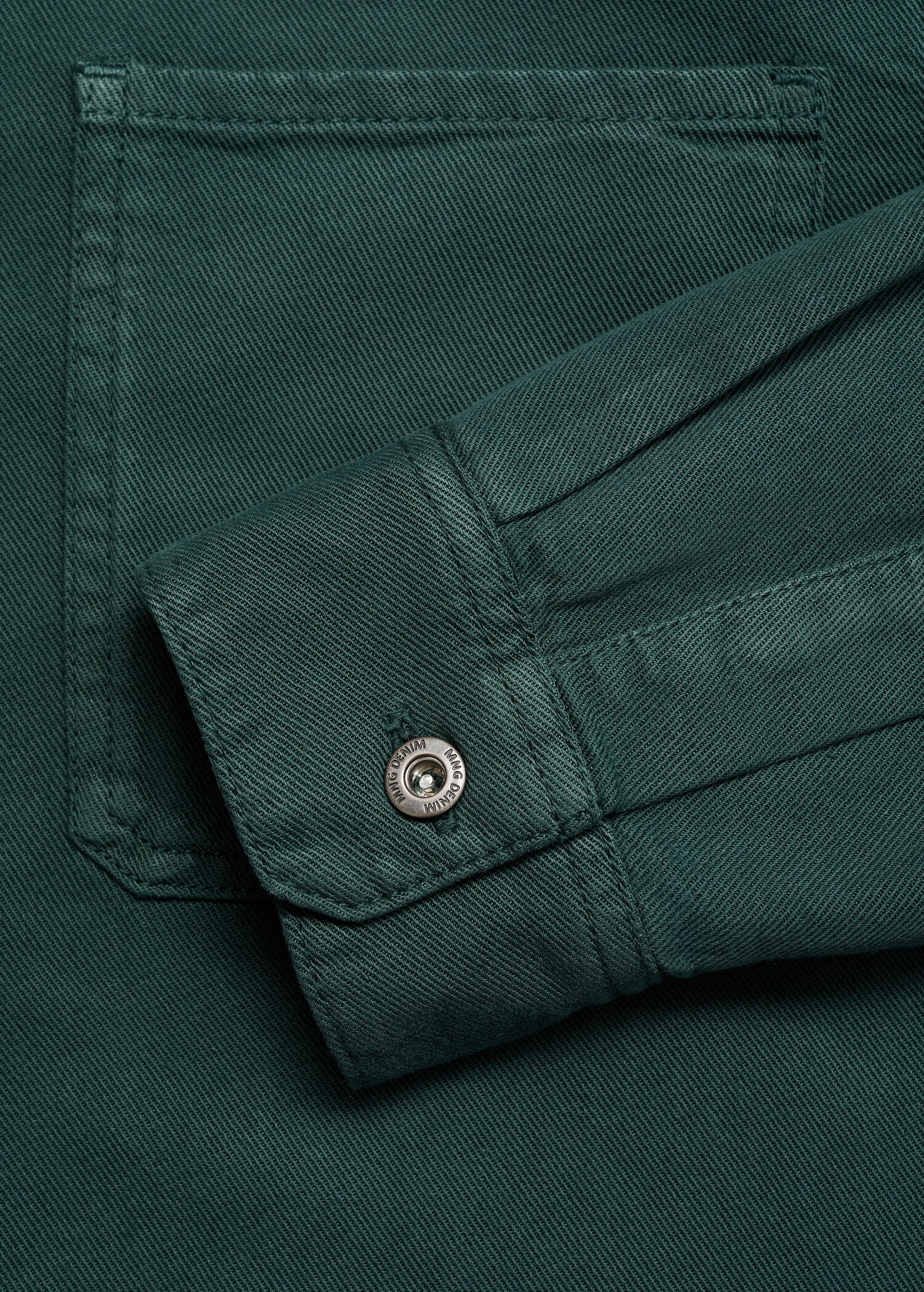 Regular Fit-Overshirt aus Baumwolle mit Lyocell - Detail des Artikels 0