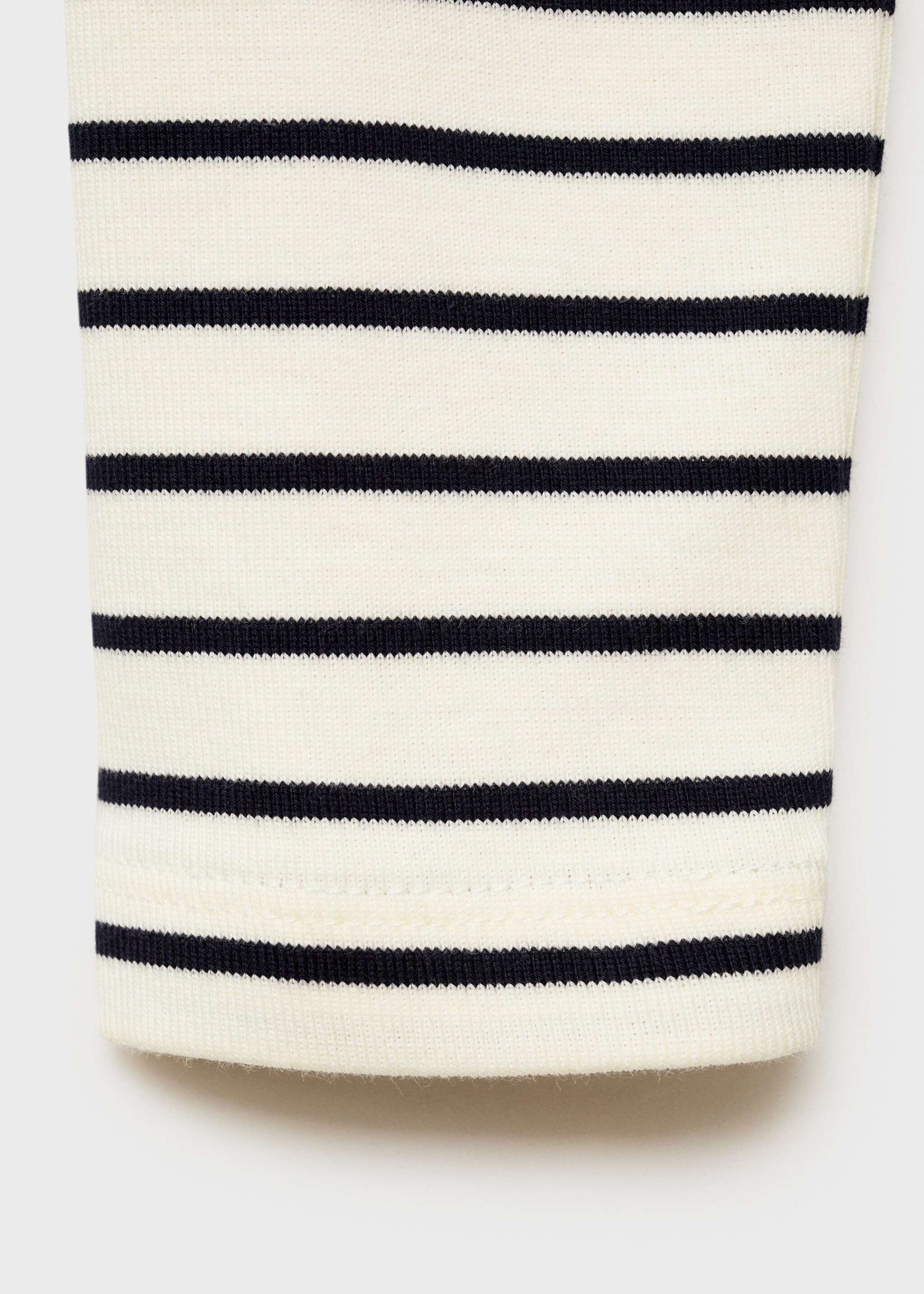 Striped boat-neck t-shirt - Details of the article 0, Off White. Ref: 87094416-00.