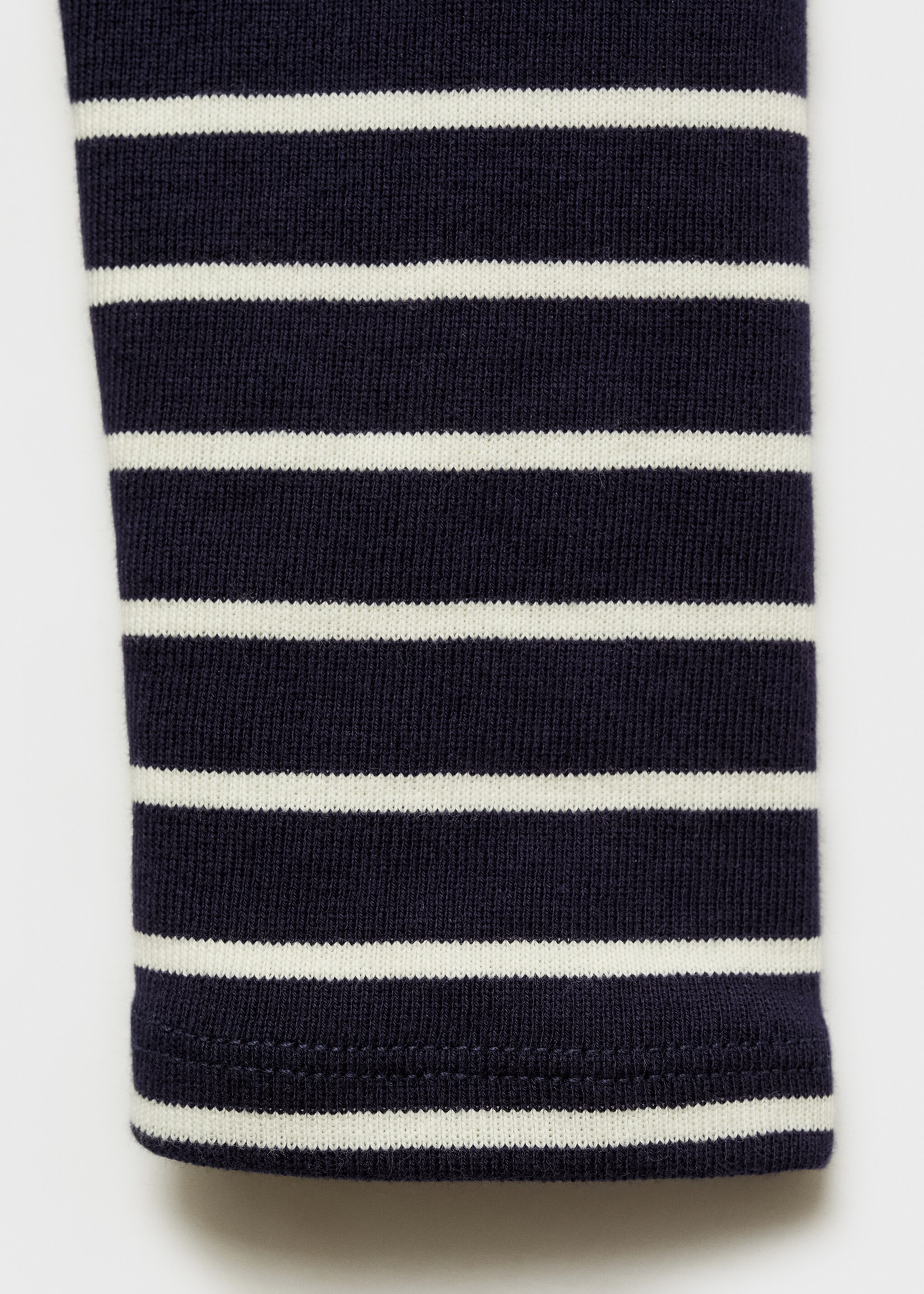 Striped boat-neck t-shirt - Details of the article 0, Dark Navy. Ref: 87094416-00.