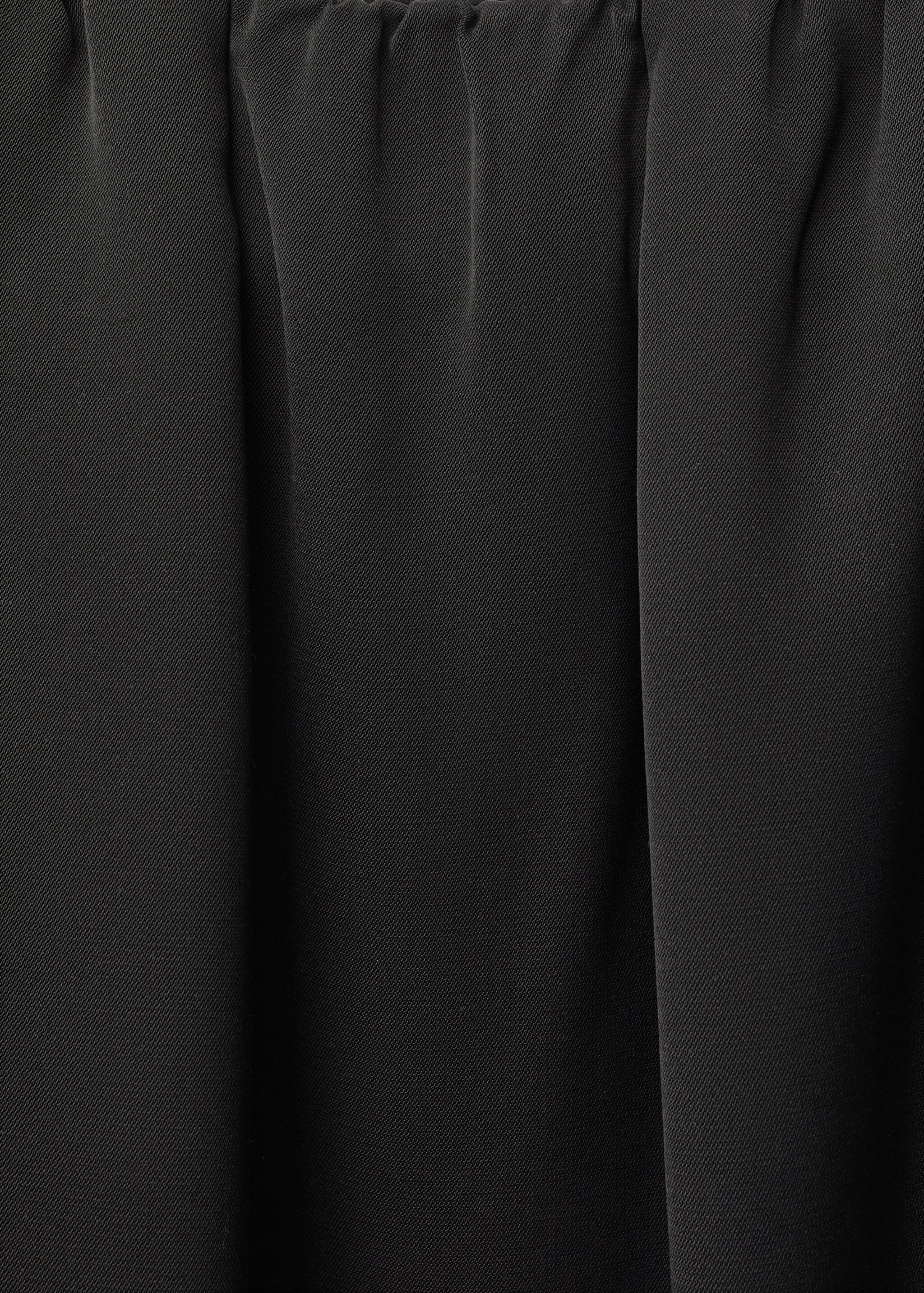 Straight gathered skirt - Details of the article 0, Black. Ref: 87094423-00.