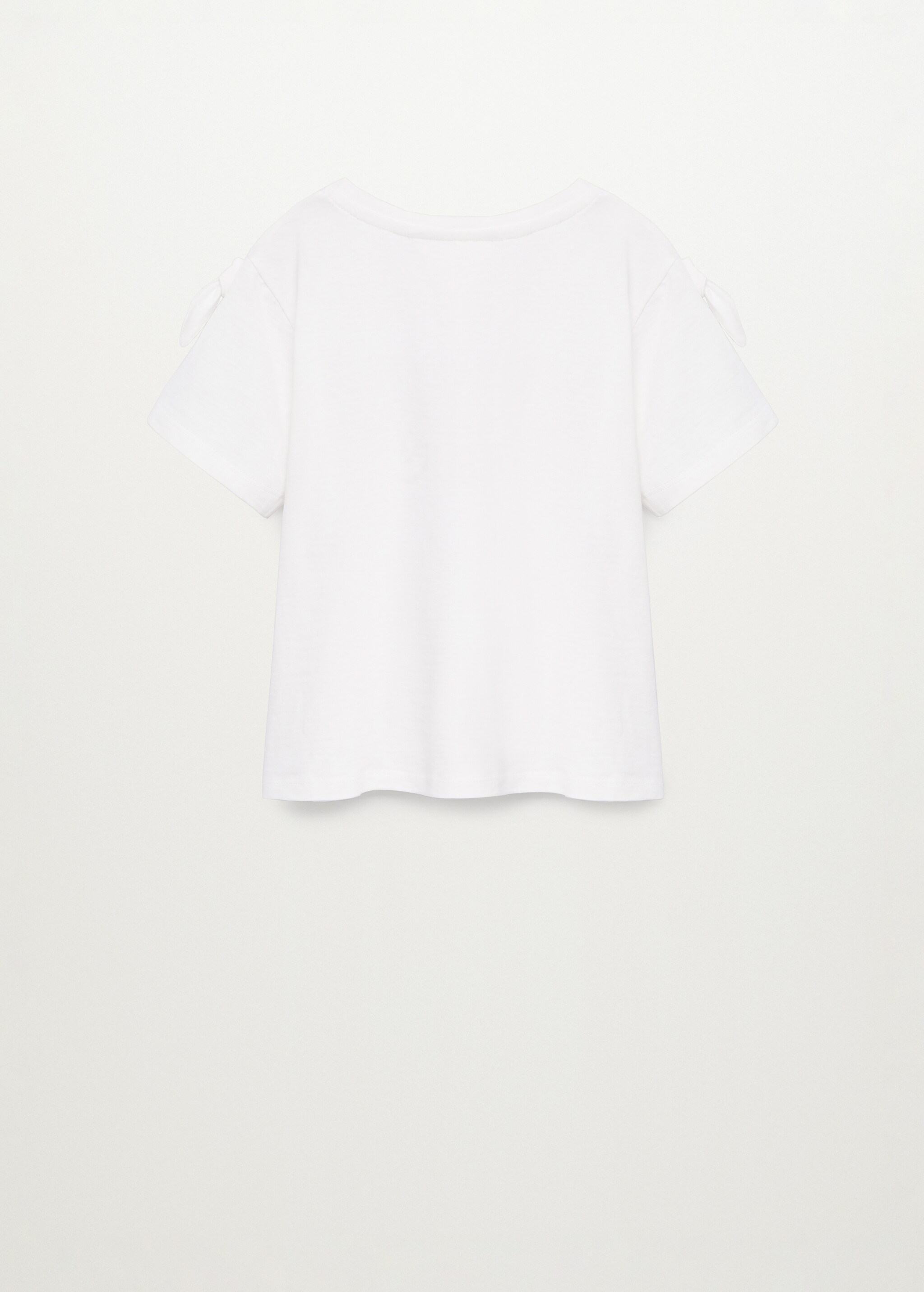 Camiseta mensaje textura - Reverso del artículo