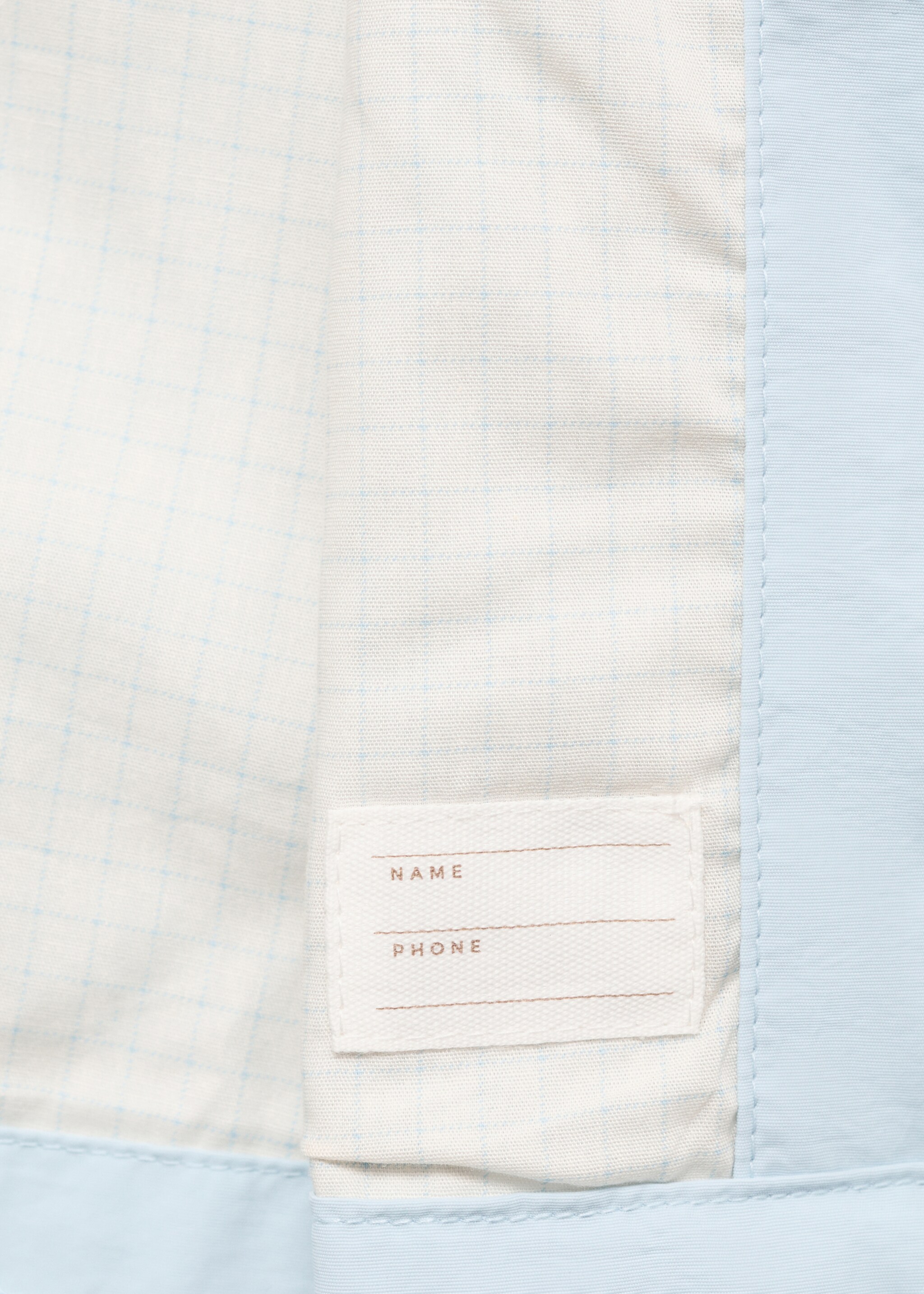 Chaqueta impermeable capucha - Detalle del artículo 8, Azul celeste. Ref: 87094794-00.