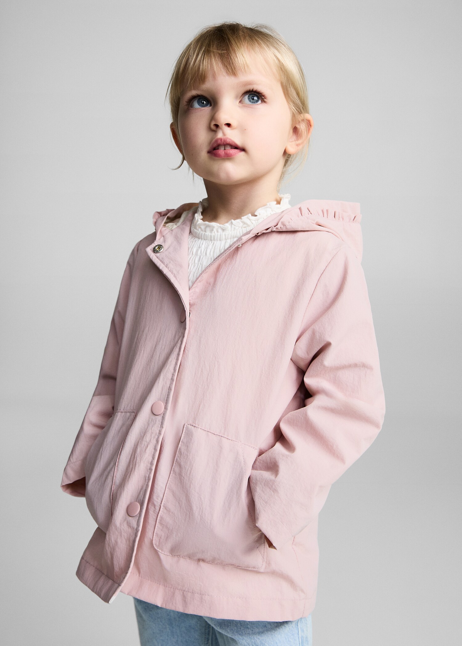 Raincoat hooded jacket - Medium plane