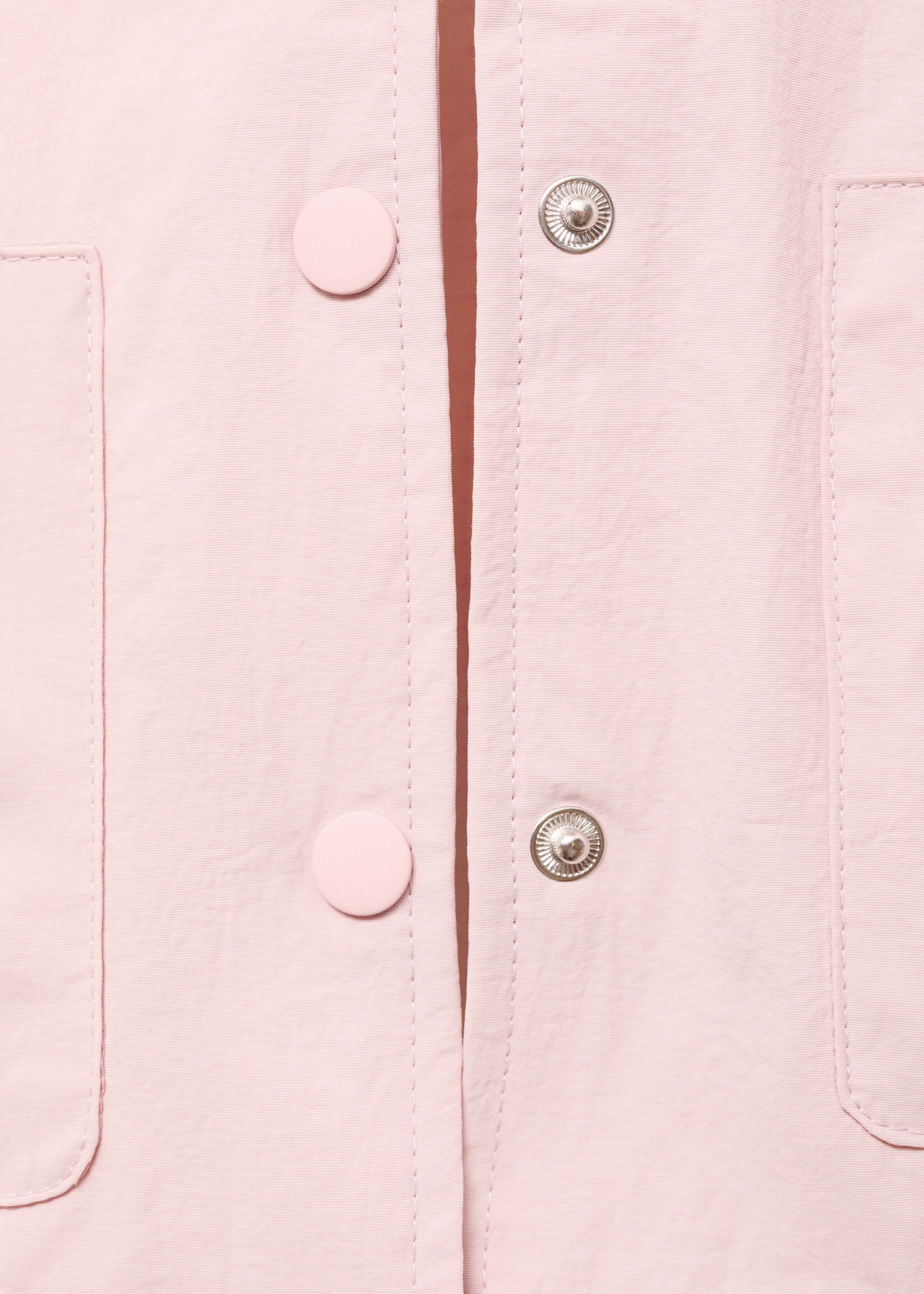 Chaqueta impermeable capucha - Detalle del artículo 0, Rosa. Ref: 87094794-00.