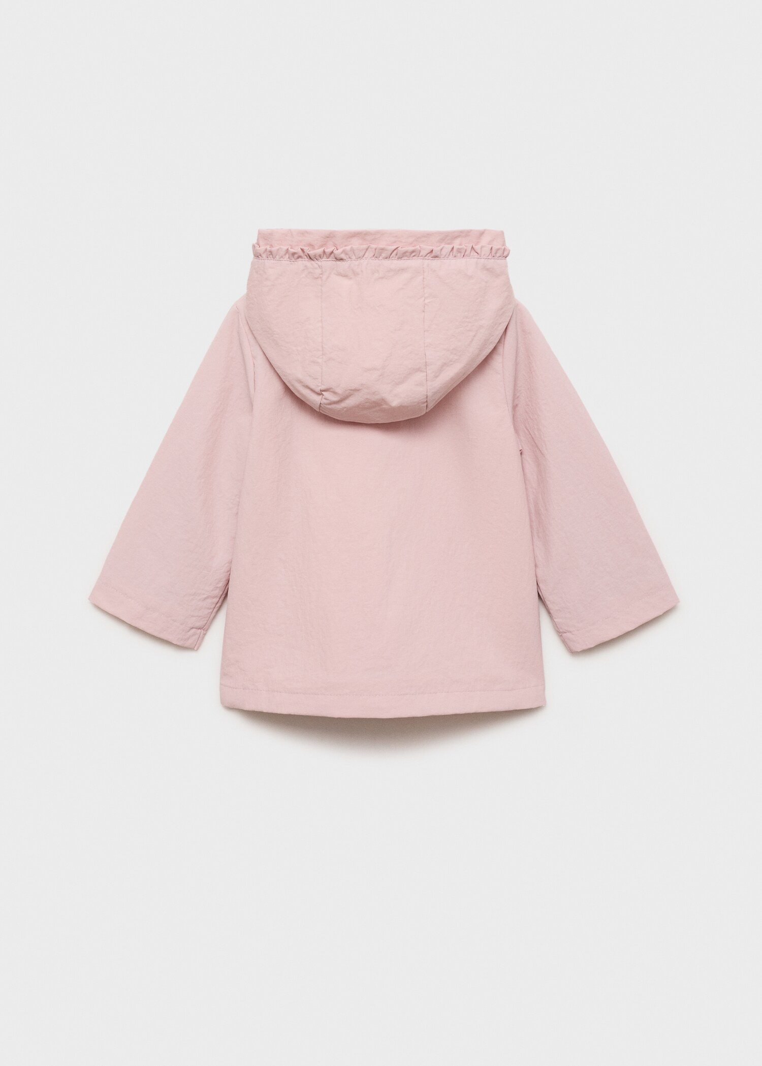 Raincoat hooded jacket - Reverse of the article