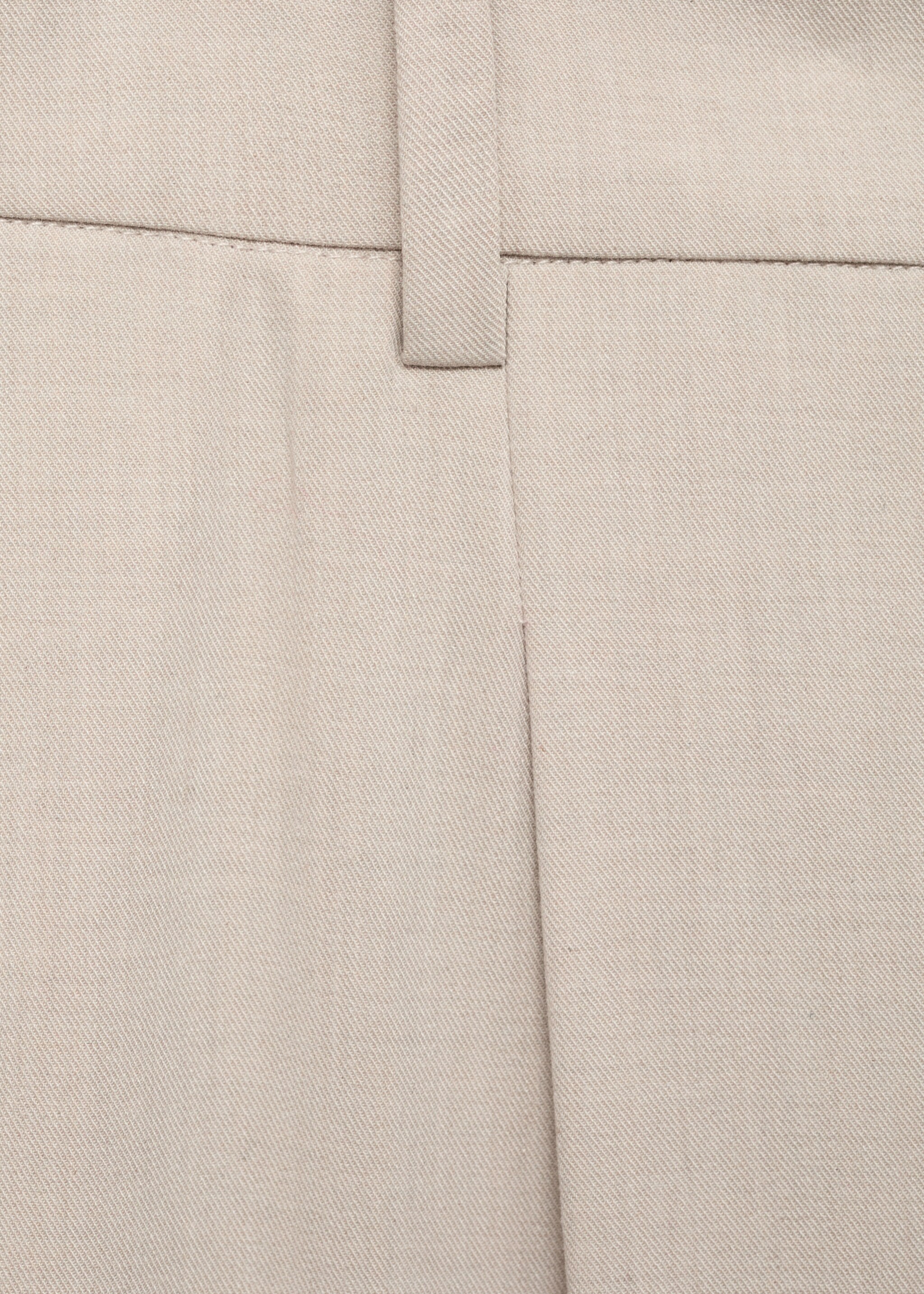 Gerade Bundfaltenhose - Detail des Artikels 0, Beige. Ref: 87094799-00.