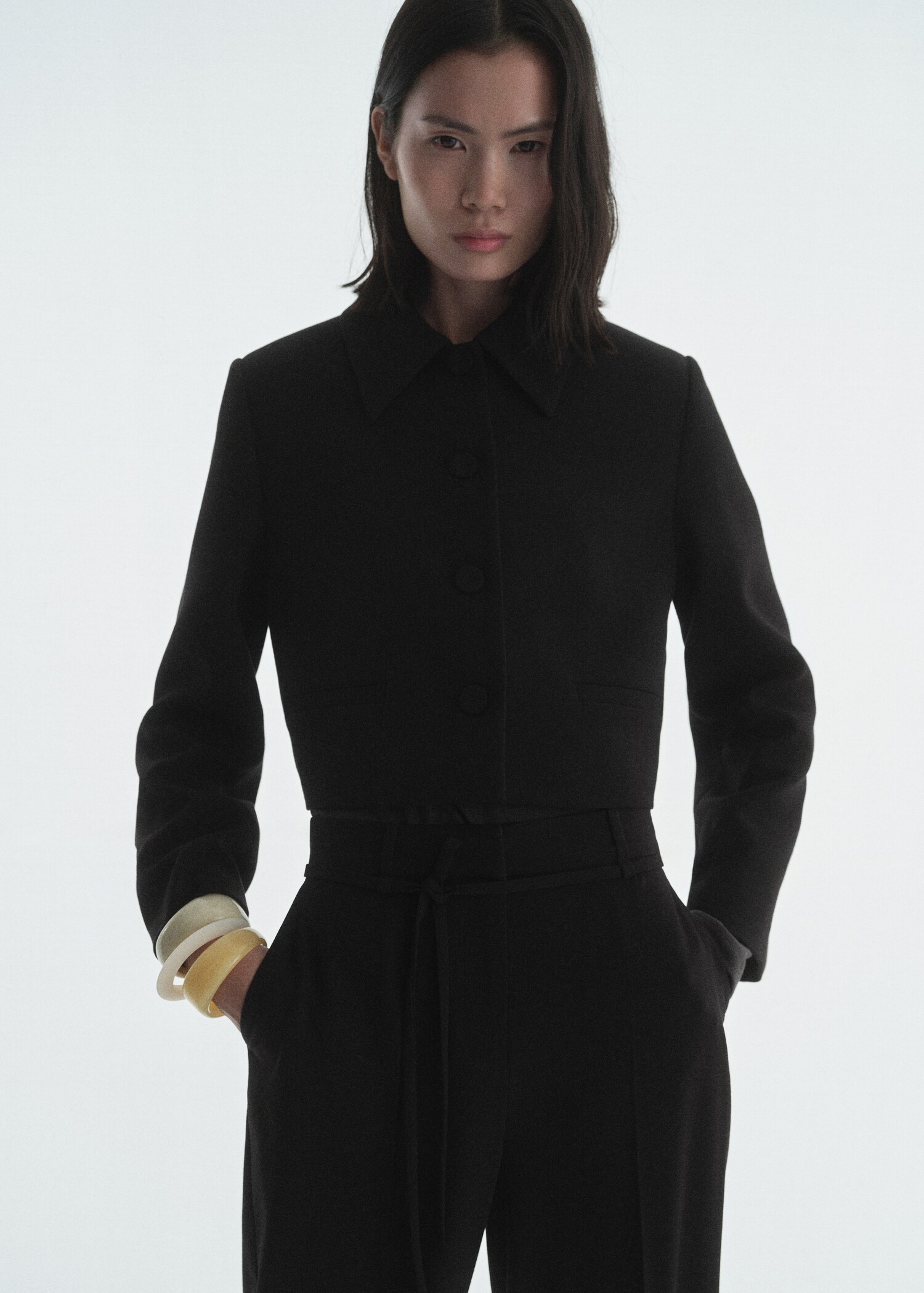 Suit jacket with lapels - Medium plane