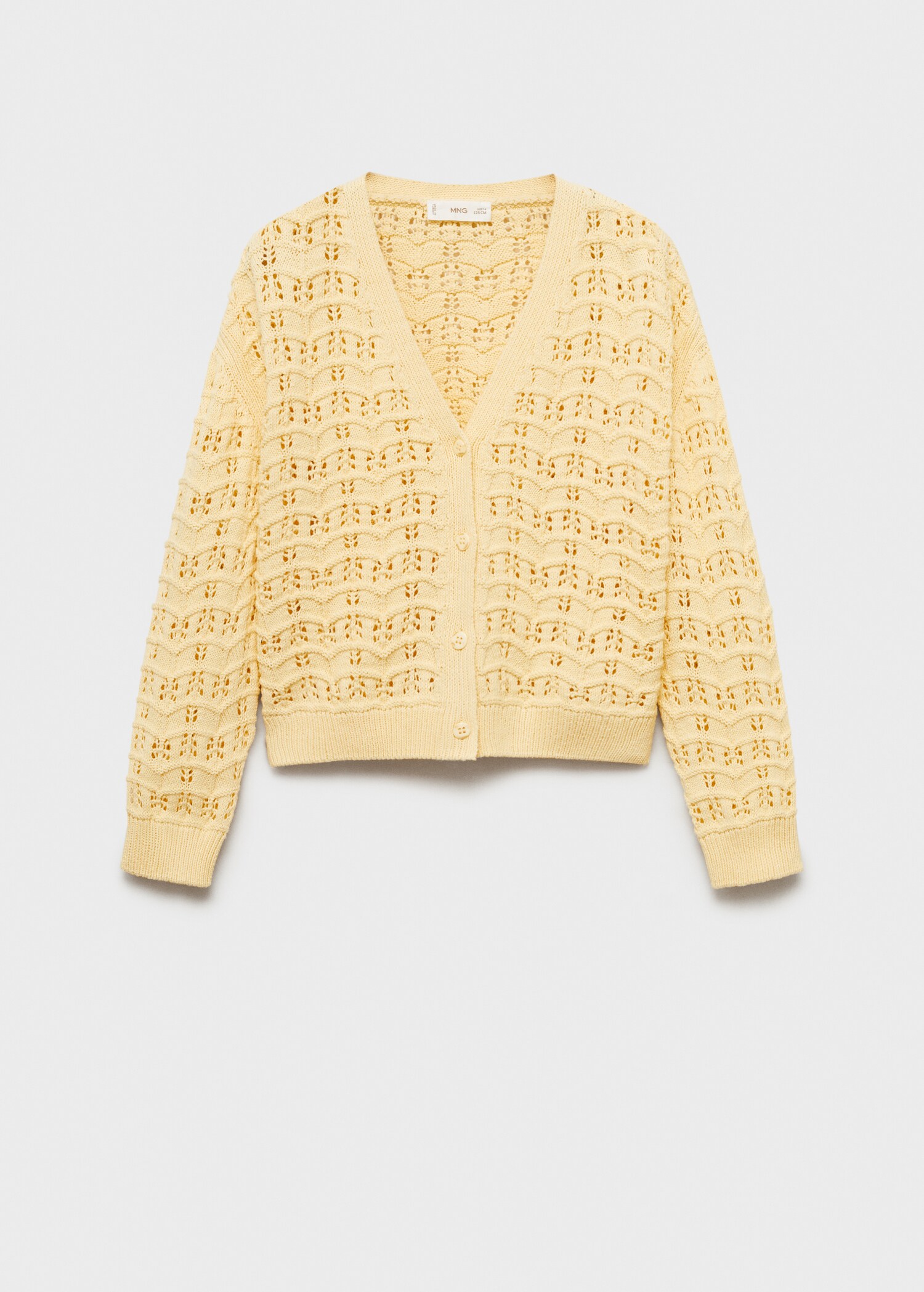 Openwork knit cardigan - Article without model