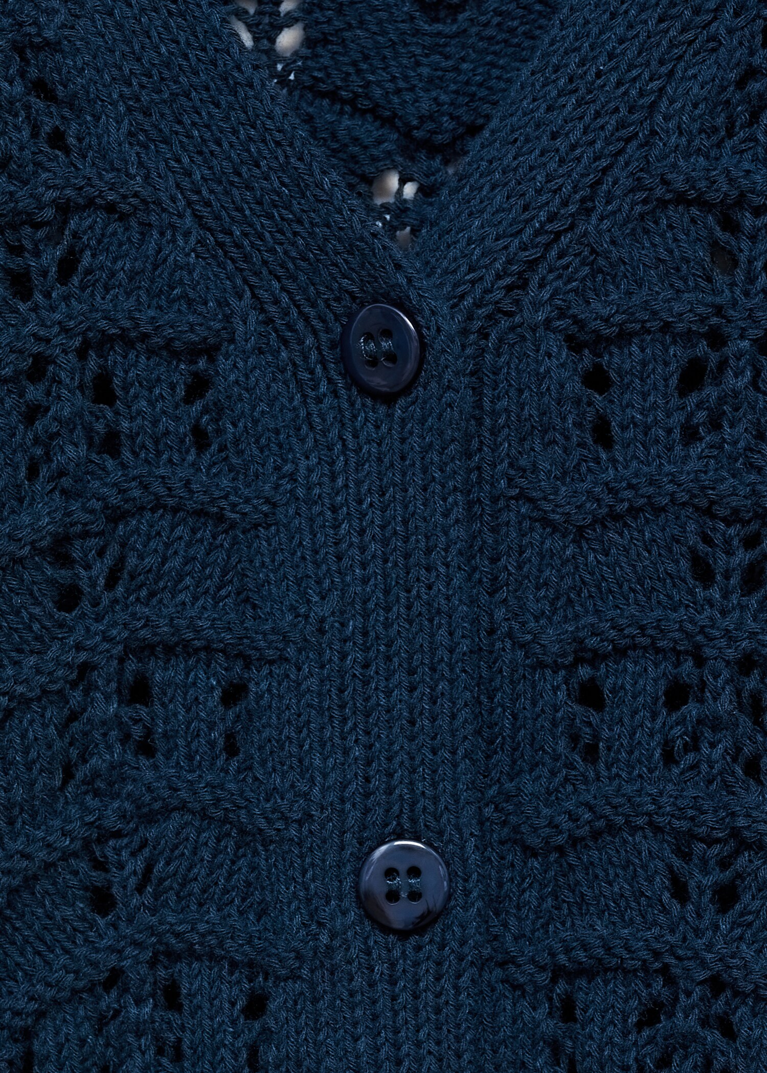 Openwork knit cardigan - Details of the article 8