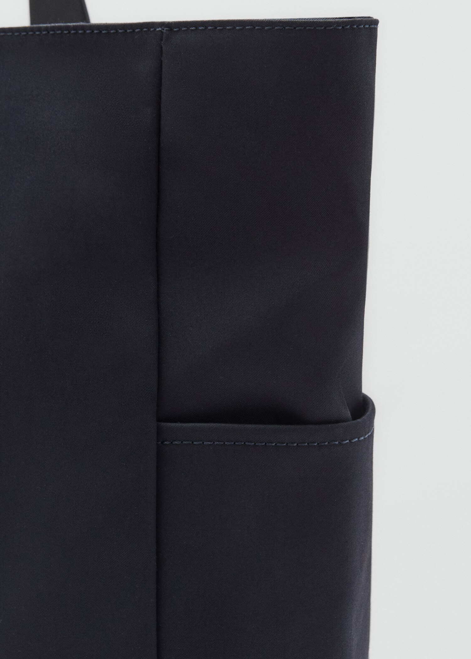Cotton tote bag with pockets - Details of the article 3