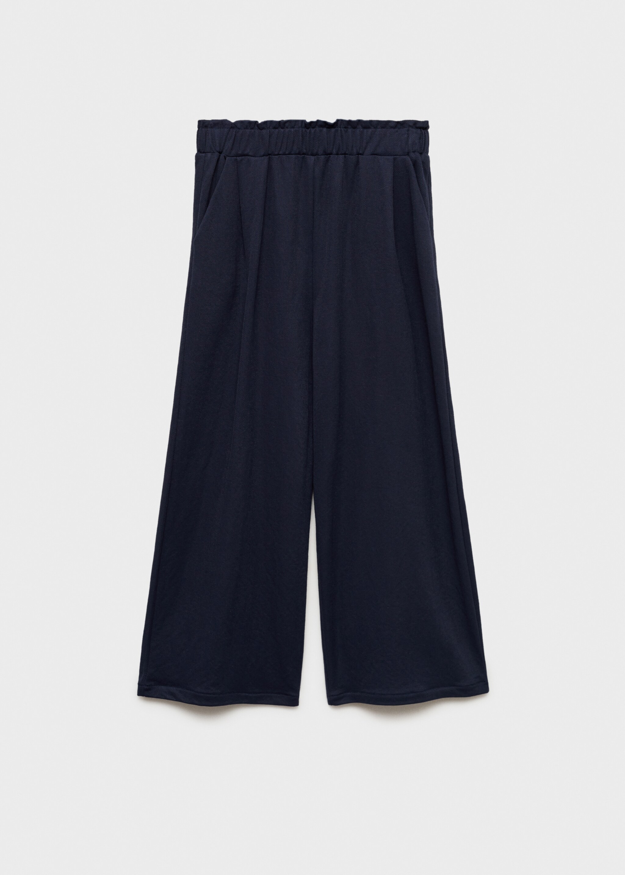 Fluid culotte trousers - Article without model, Dark Navy. Ref: 87094808-00.