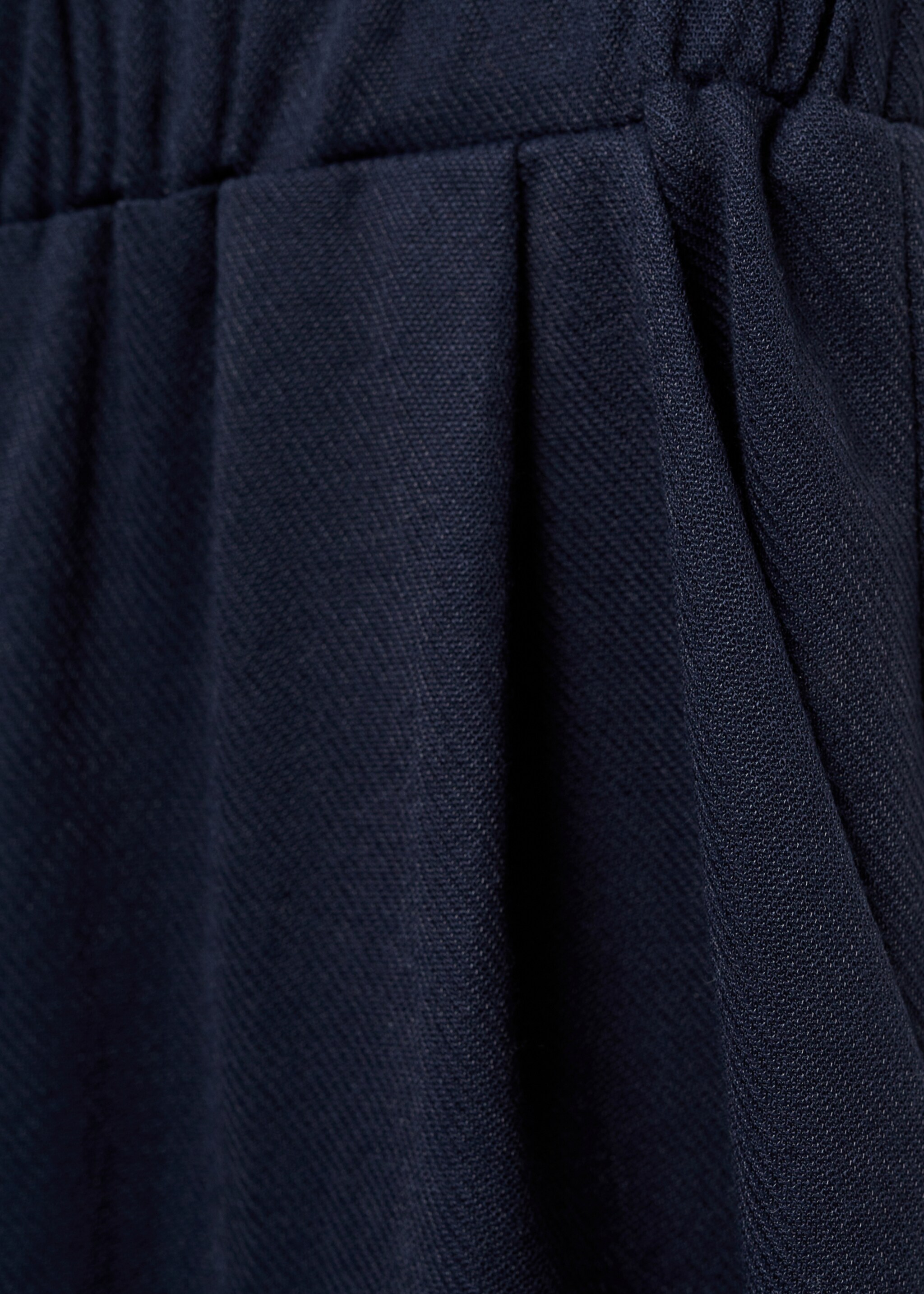 Fluid culotte trousers - Details of the article 0, Dark Navy. Ref: 87094808-00.