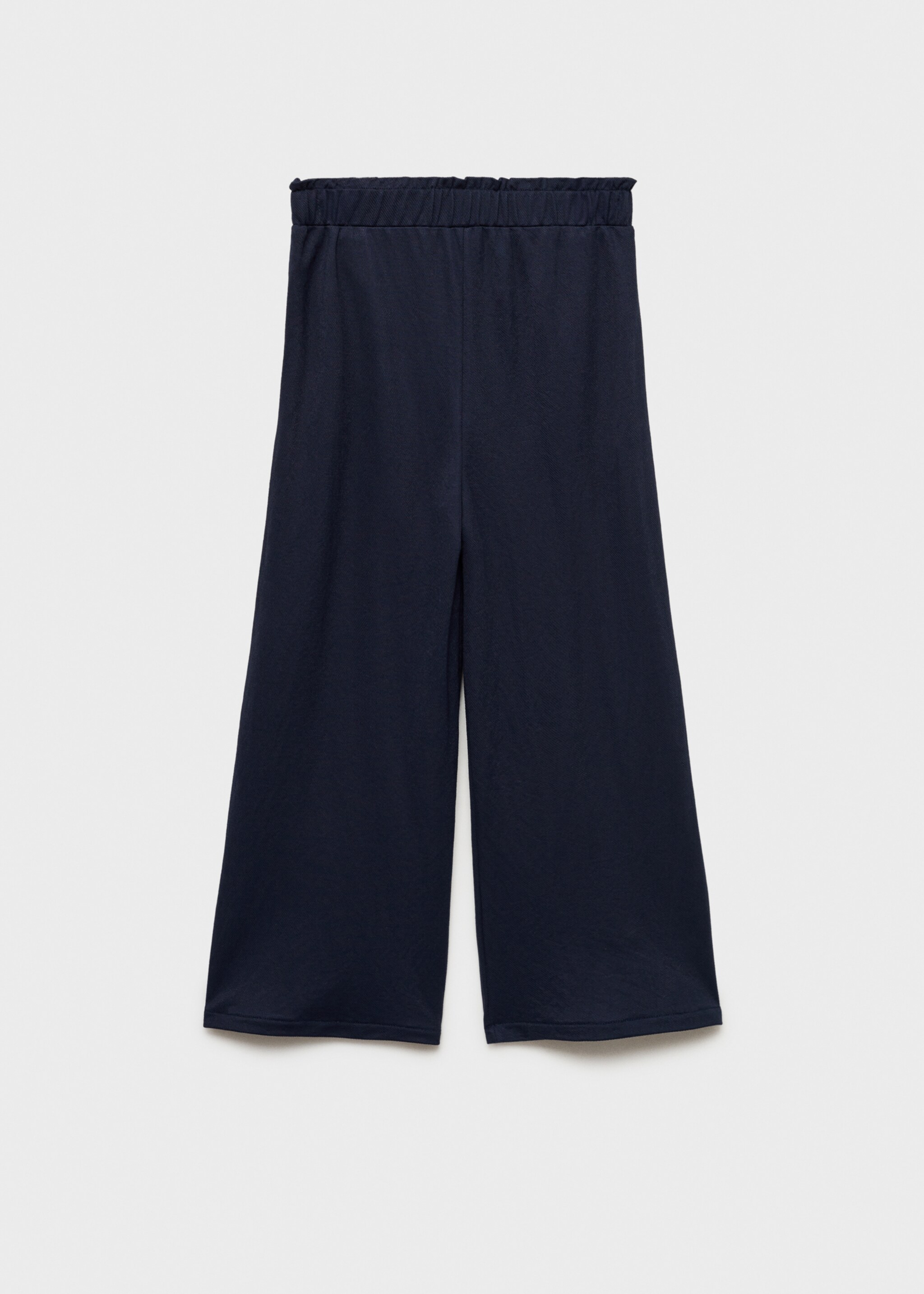 Fluid culotte trousers - Reverse of the article, Dark Navy. Ref: 87094808-00.
