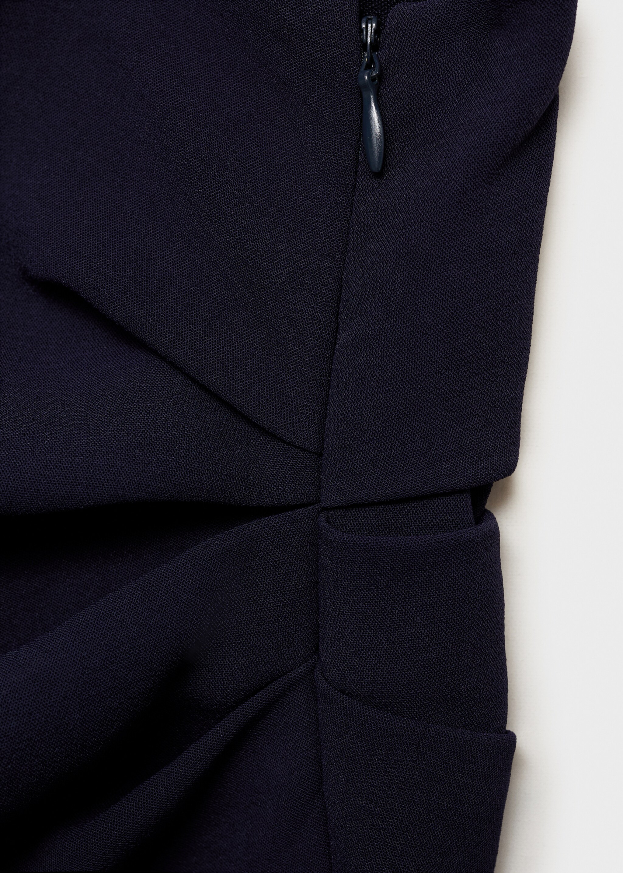 Asymmetrical jumpsuit with metallic detail - Details of the article 0, Night Blue. Ref: 87094810-00.