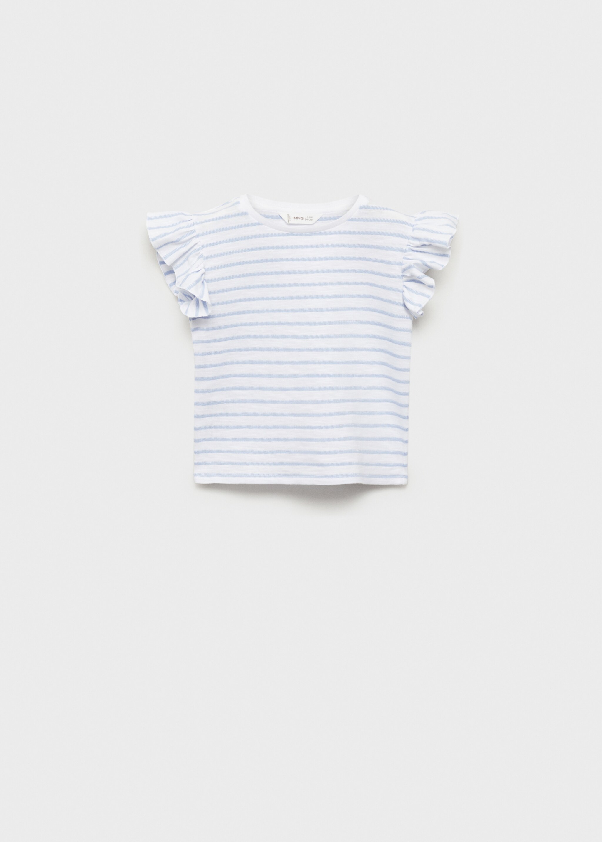 100% cotton striped t-shirt - Article without model, Off White. Ref: 87095137-00.