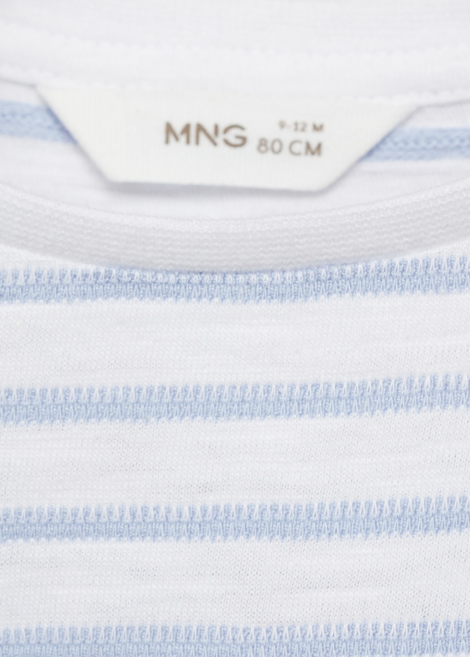 100% cotton striped t-shirt - Details of the article 0