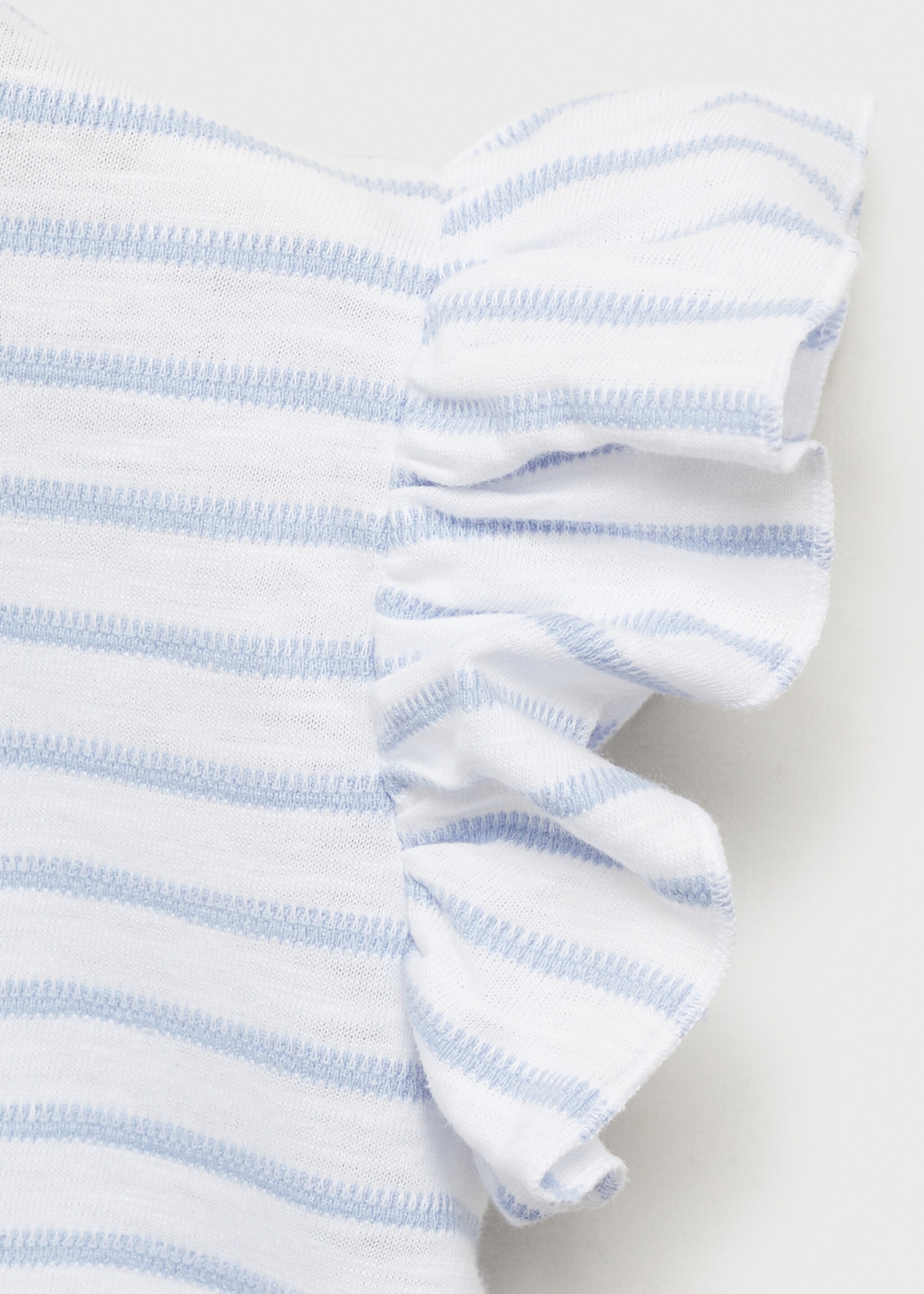100% cotton striped t-shirt - Details of the article 8, Off White. Ref: 87095137-00.