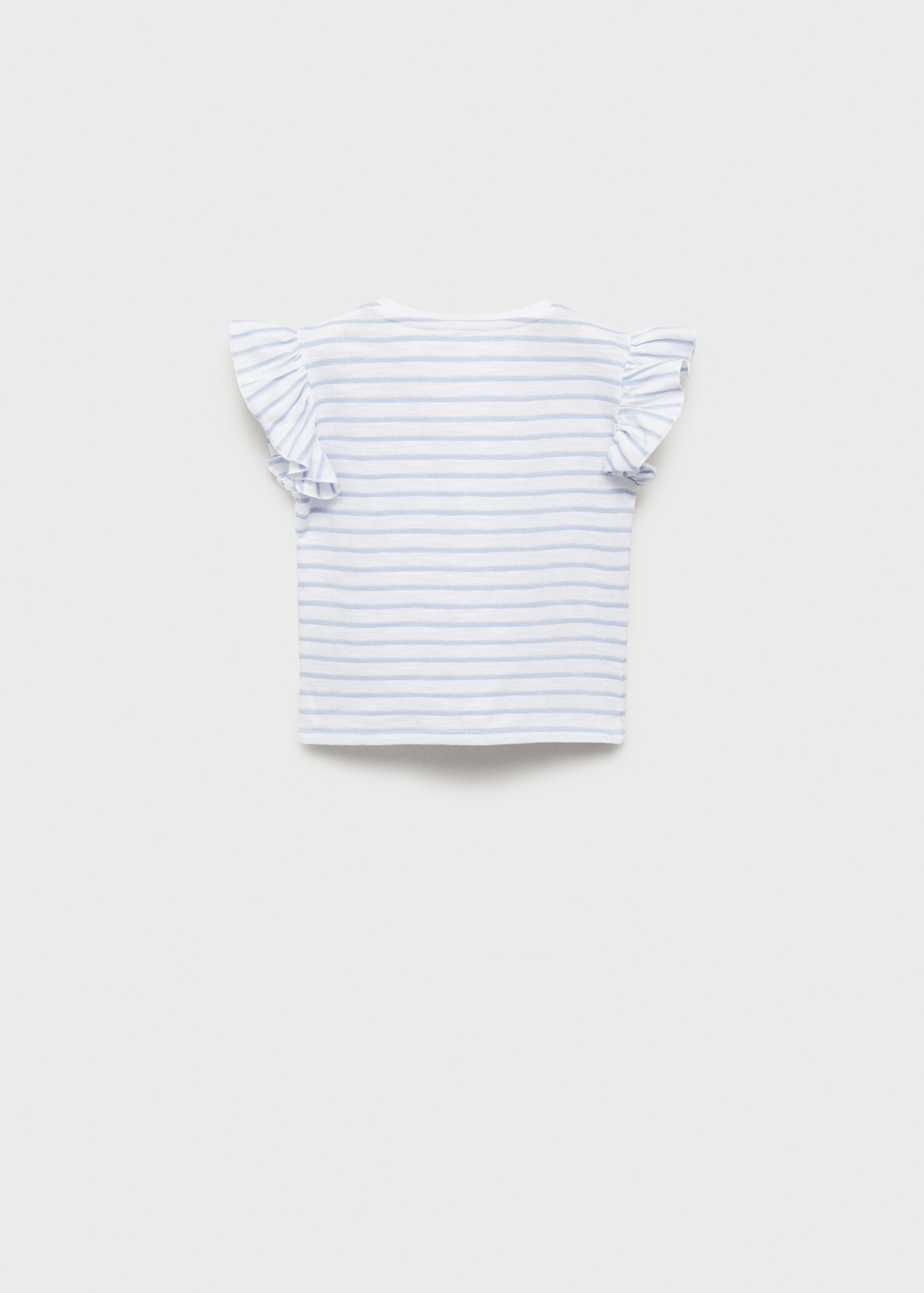 100% cotton striped t-shirt - Reverse of the article