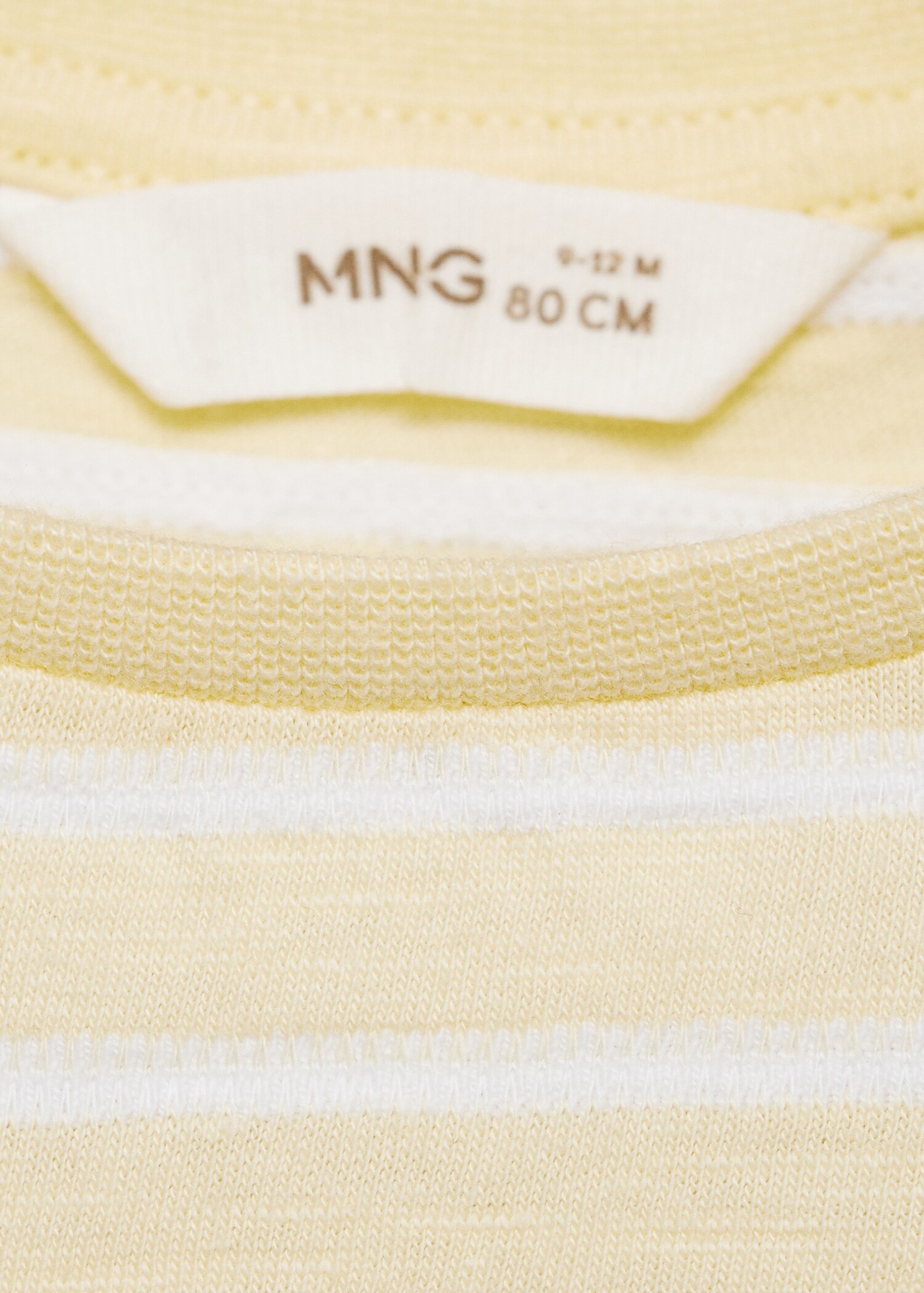 100% cotton striped t-shirt - Details of the article 0