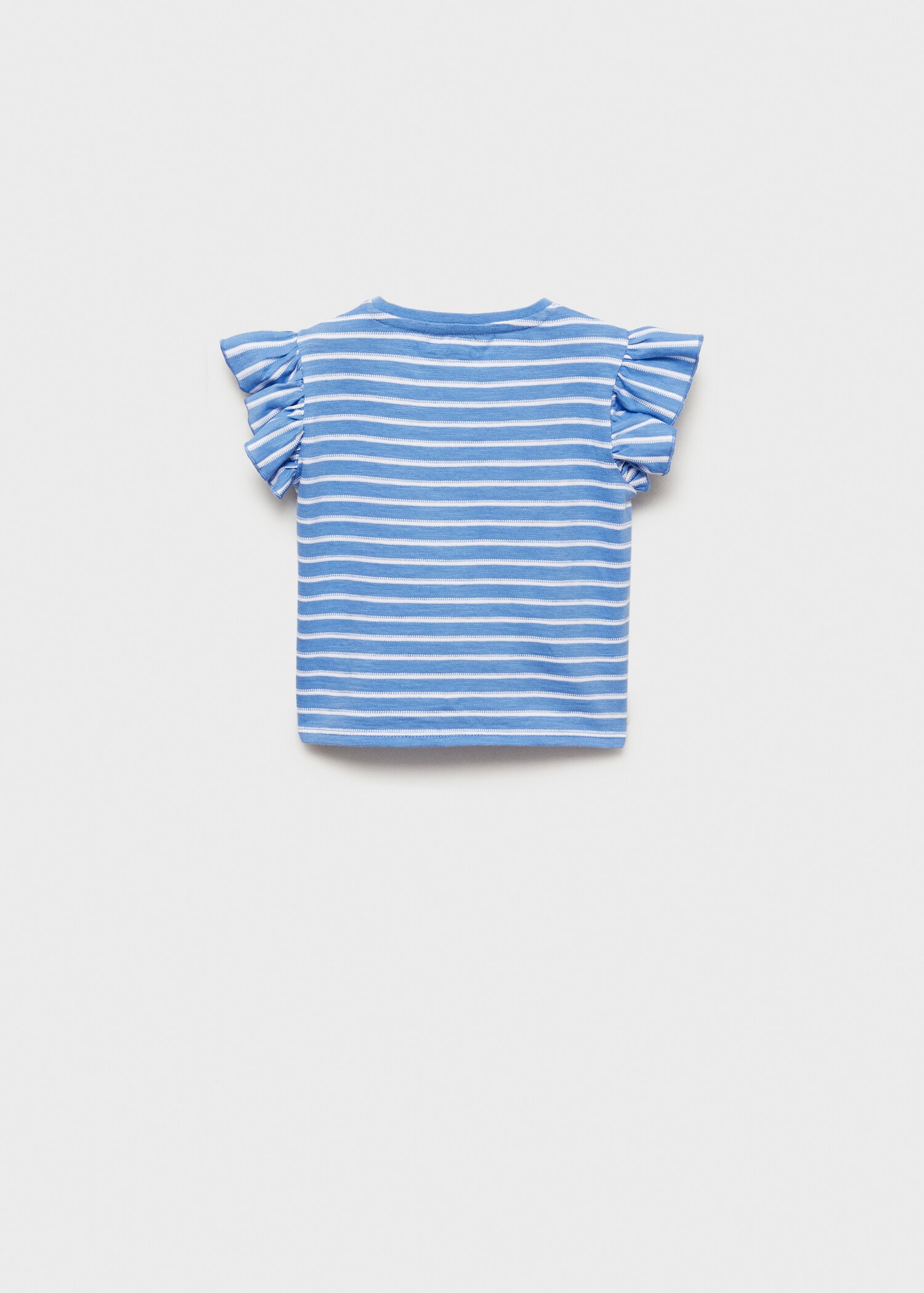 100% cotton striped t-shirt - Reverse of the article