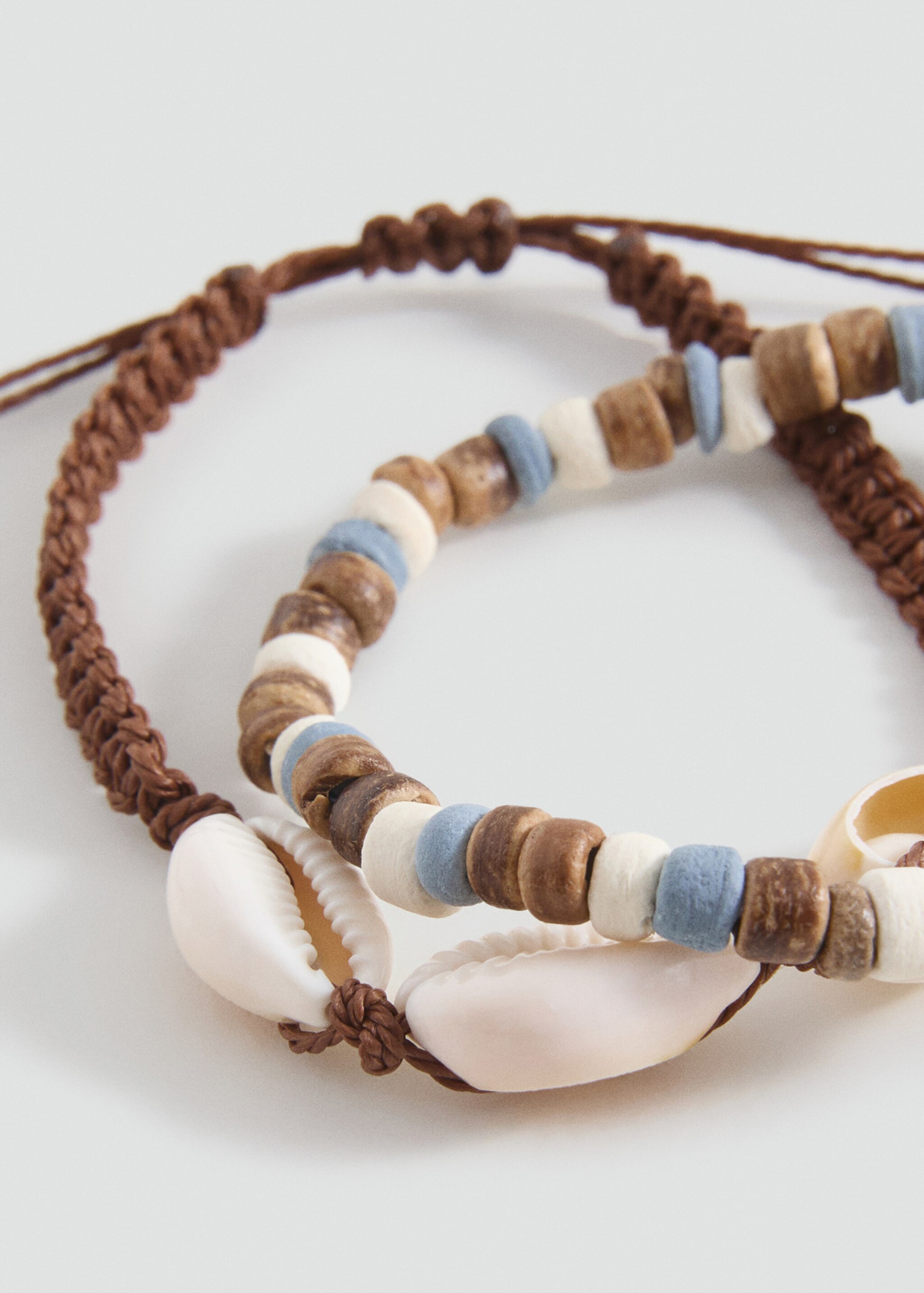 Pack Kombinierte Armbänder - Mittlere Ansicht, Sandfarben. Ref: 87095142-00.