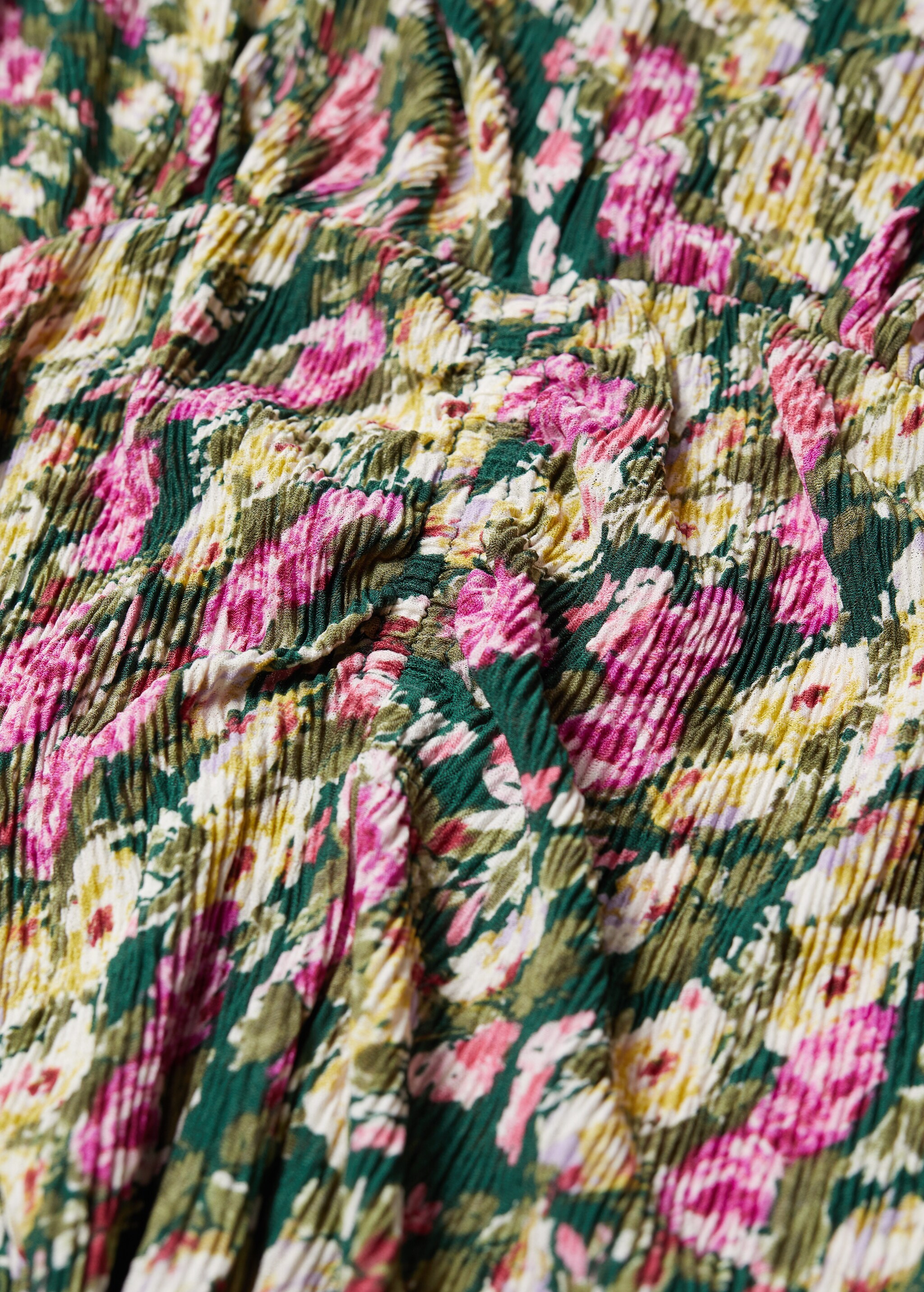 Vestido estampado midi - Detalle del artículo 8
