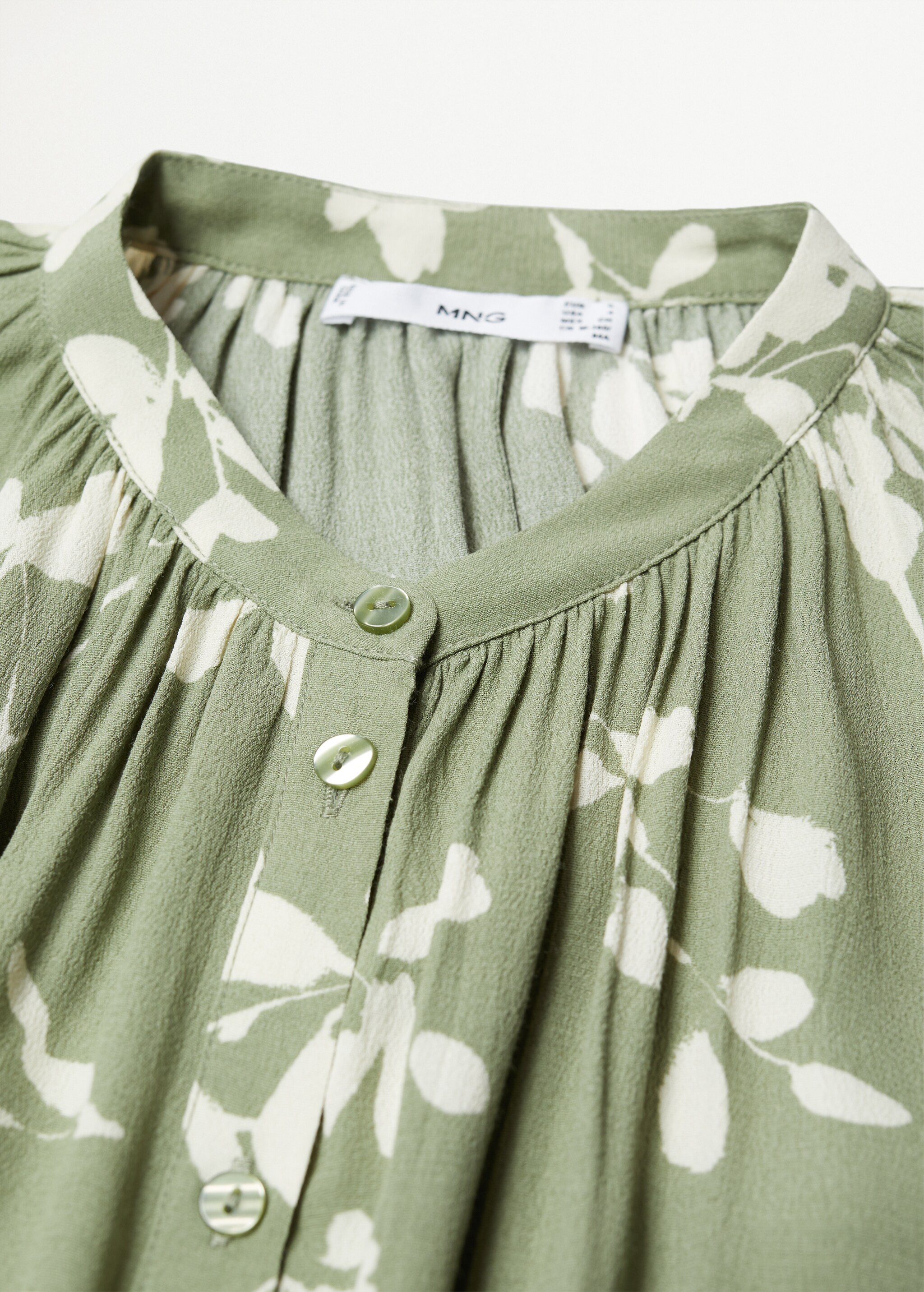 Vestido estampado cinturón - Detalle del artículo 8