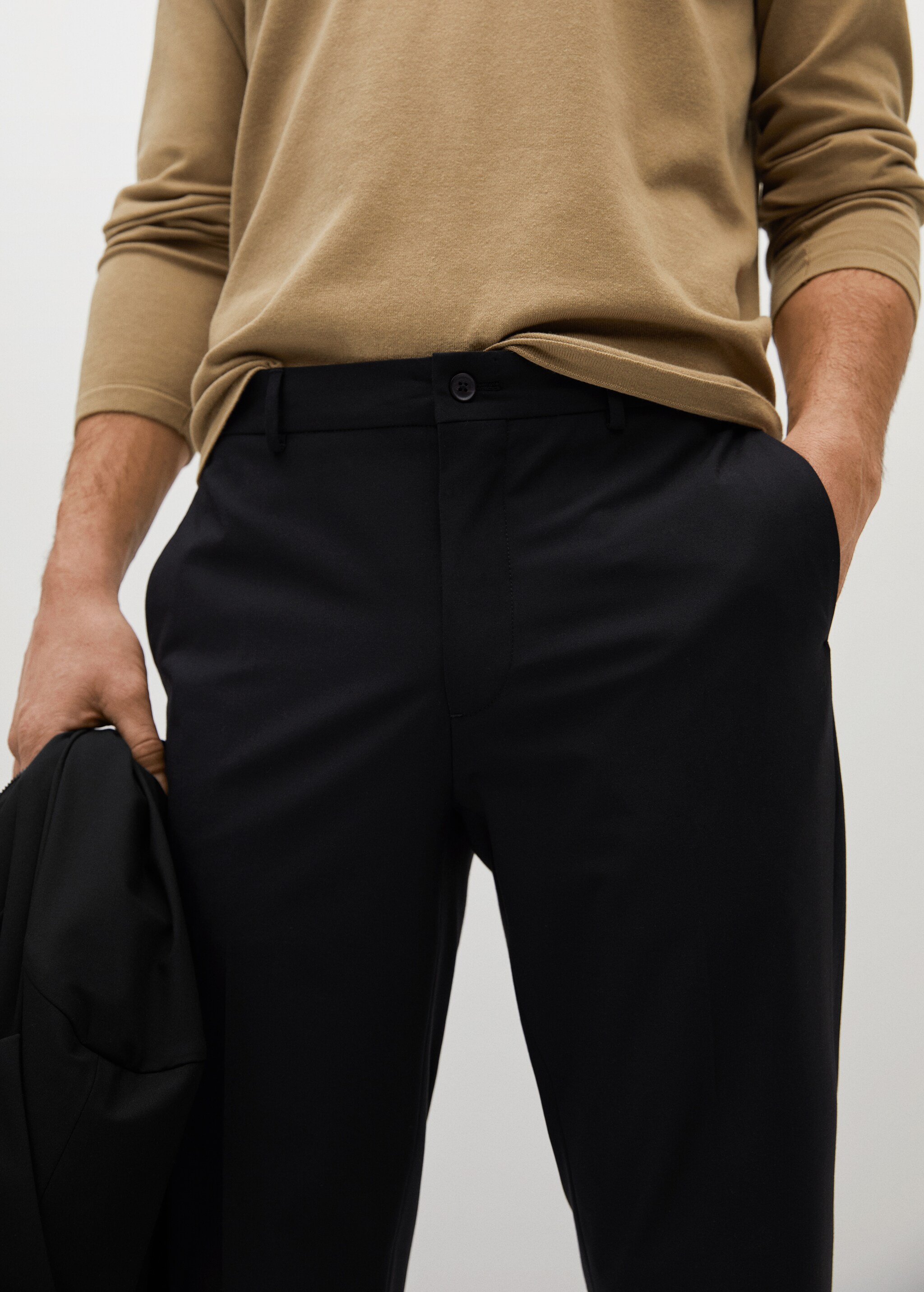 Pantalón slim fit pinzas - Detalle del artículo 1