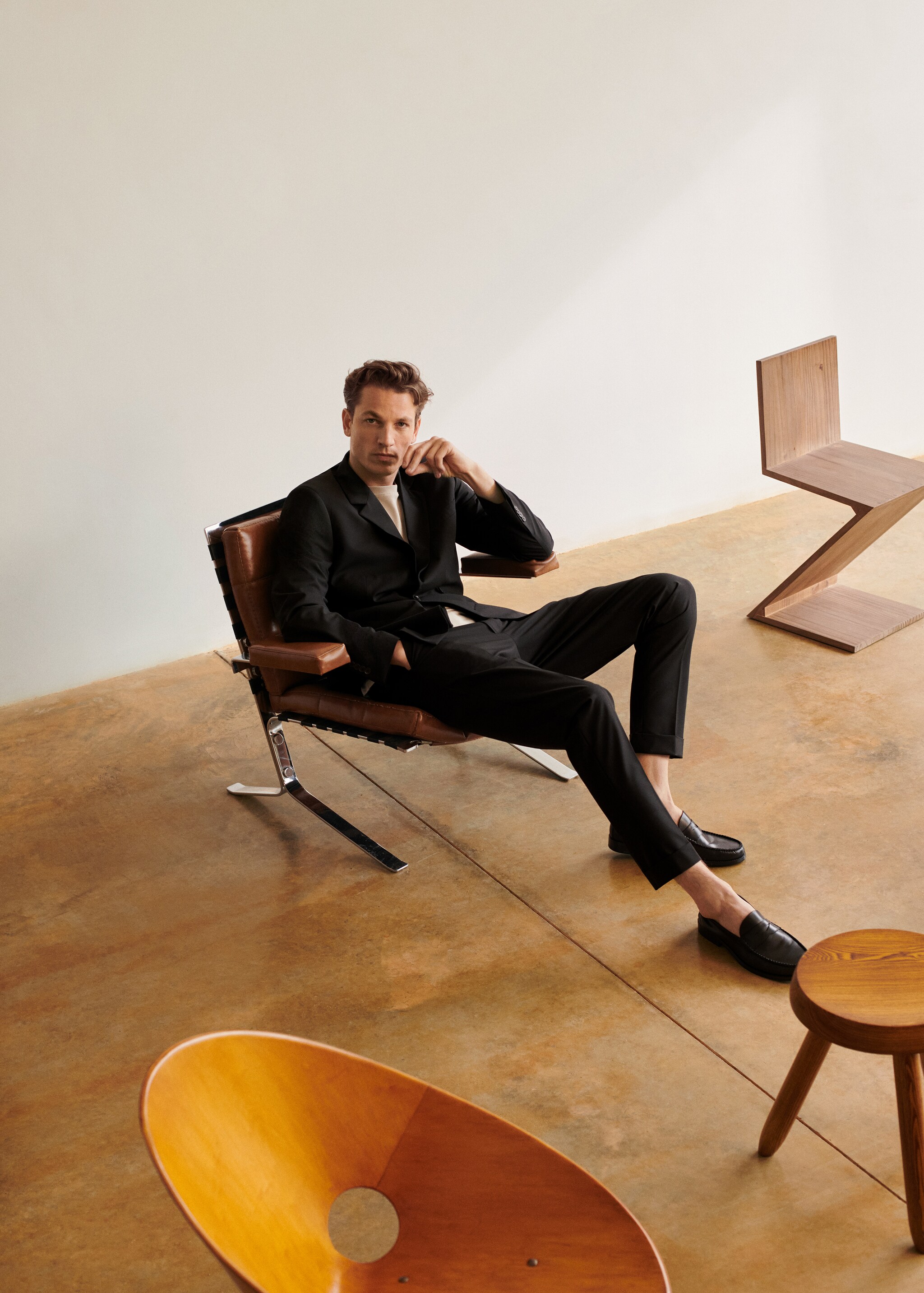 Pantalón slim fit pinzas - Detalle del artículo 5