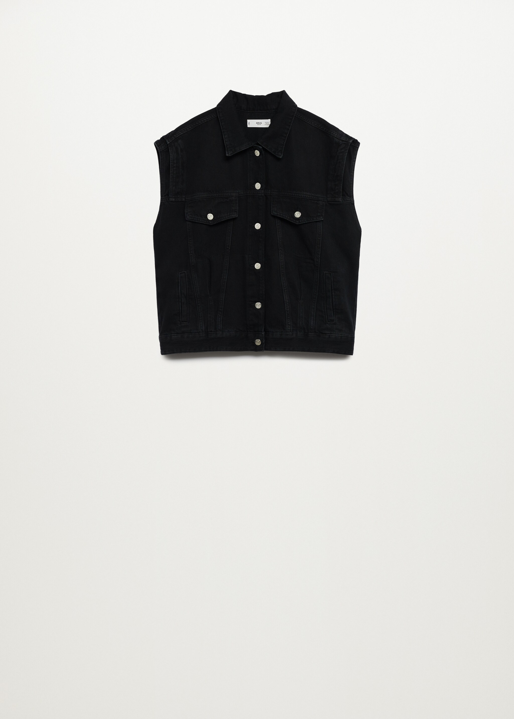 Chaleco denim bolsillos - Artículo sin modelo