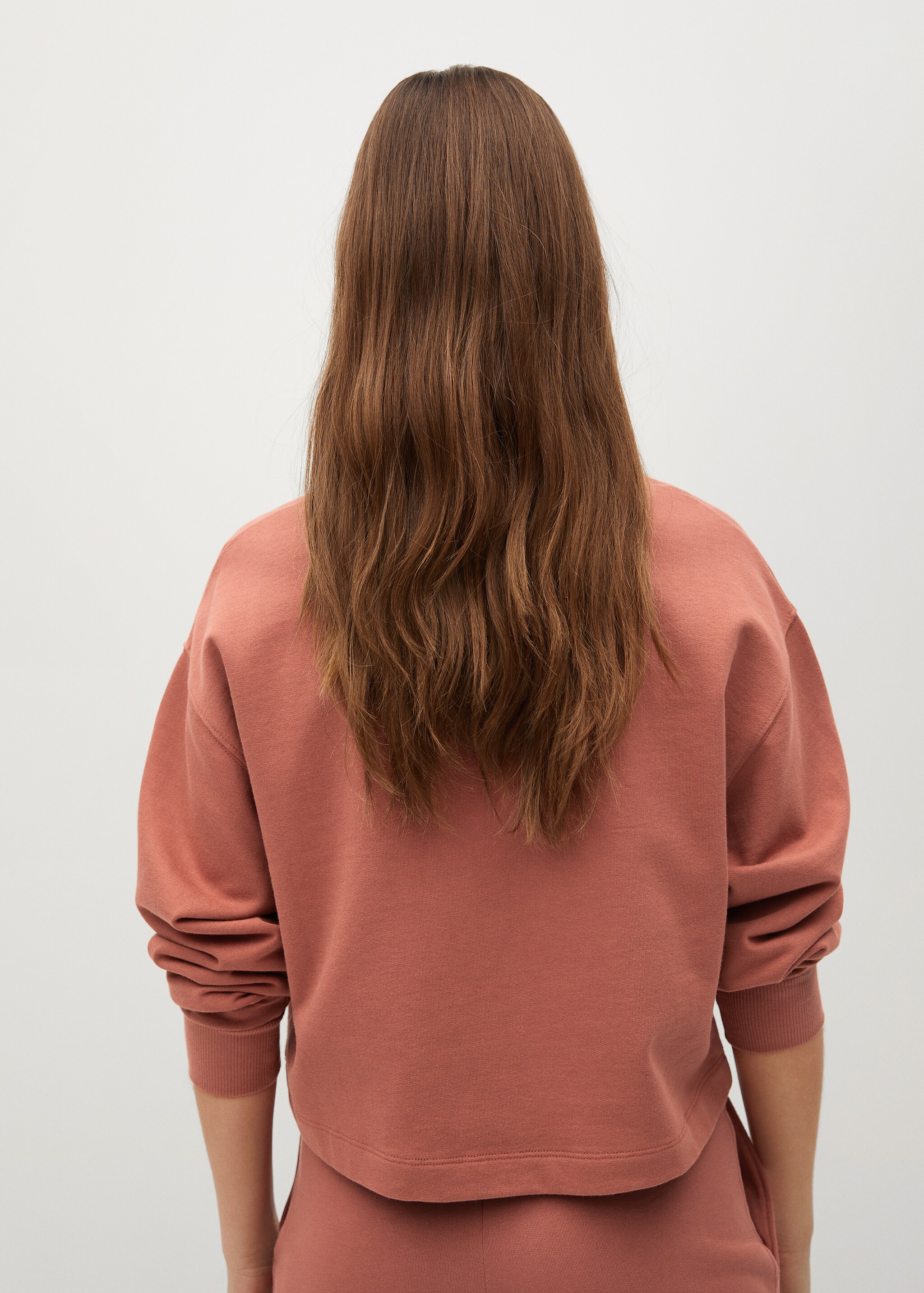 Sudadera básica algodón - Reverso del artículo