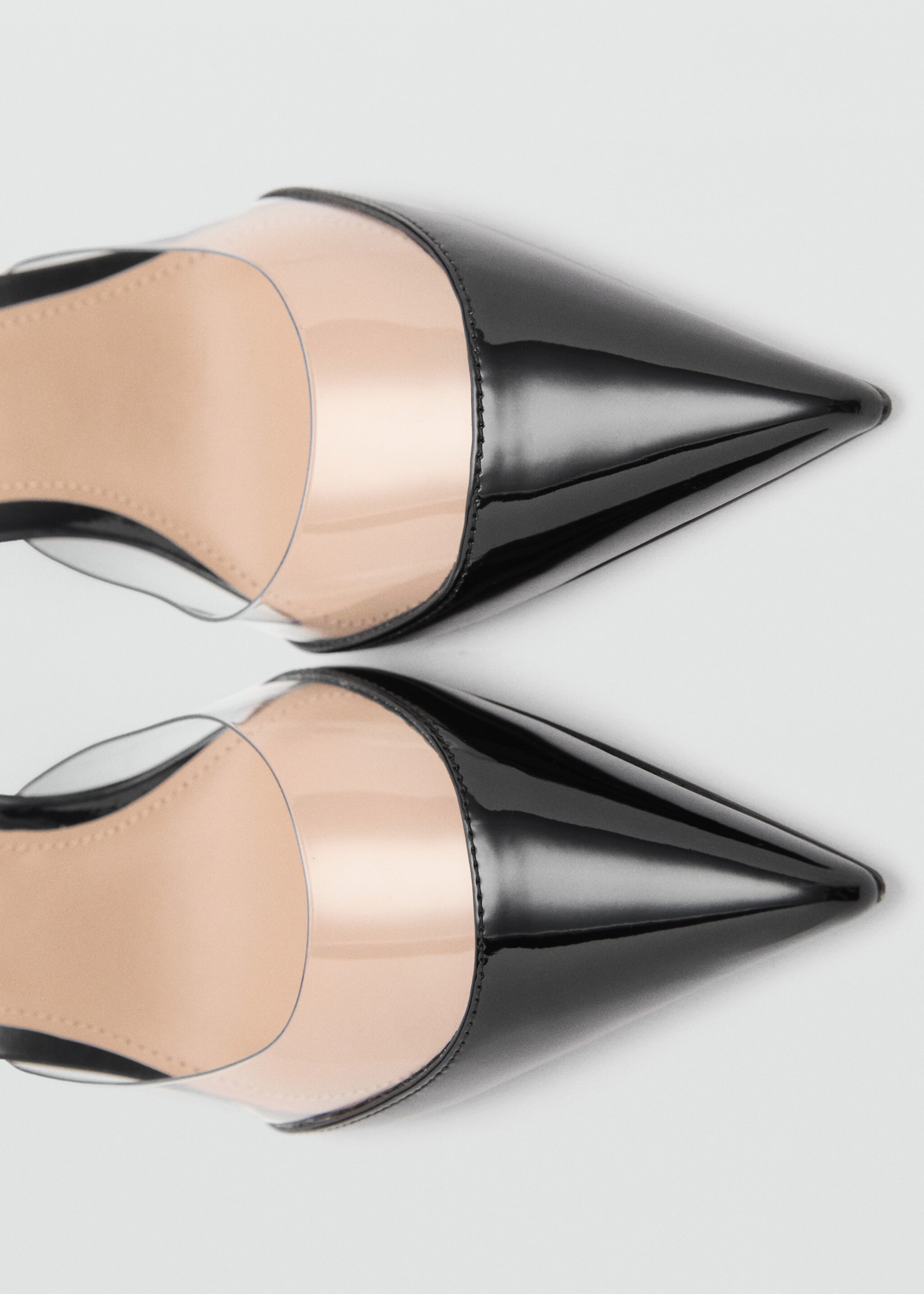 Chaussure à talon avec empiècement vinyle - Détail de l'article 2, Noir. Ref: 87095731-00.
