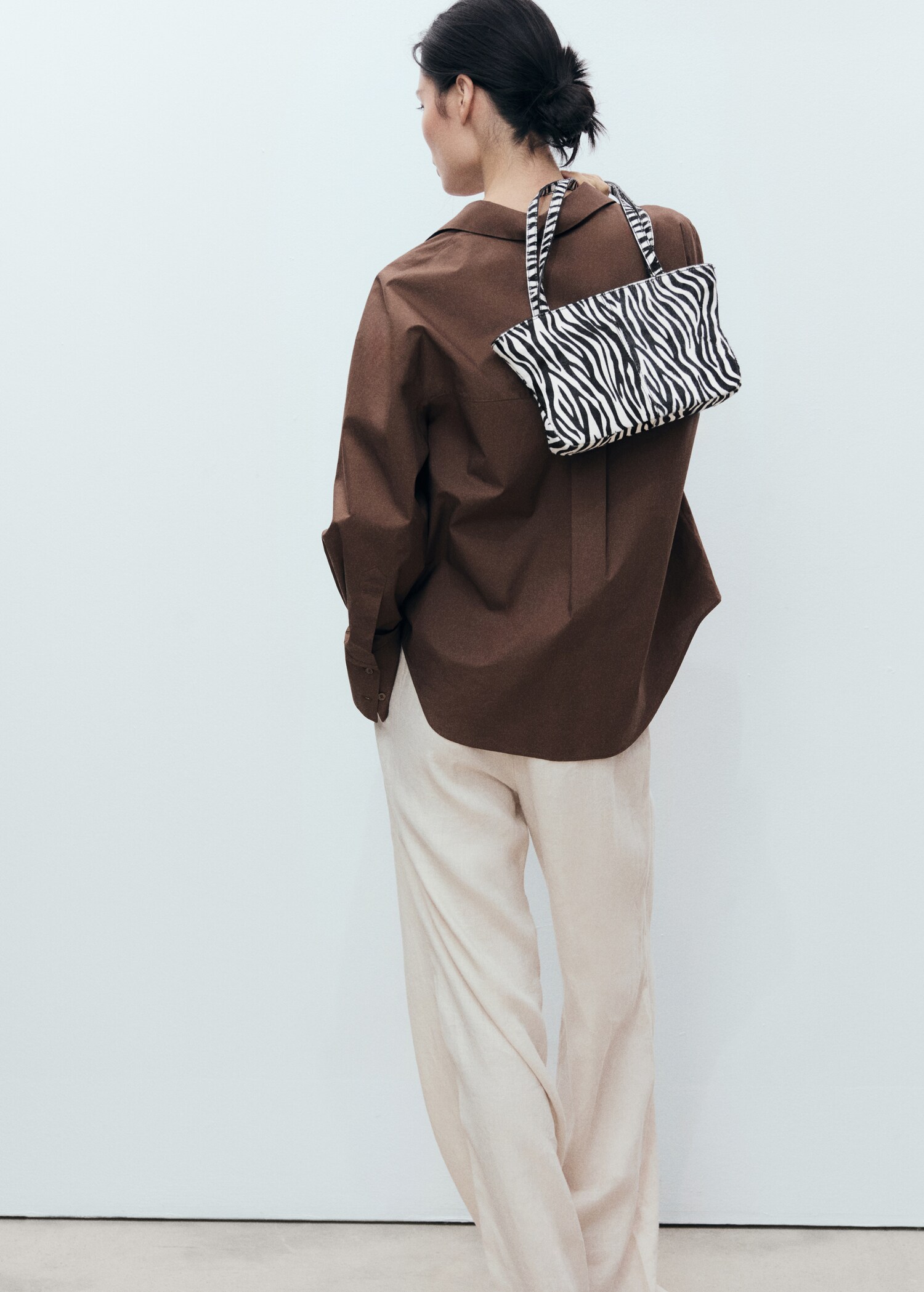 Bolso piel estampado cebra - Detalle del artículo 9