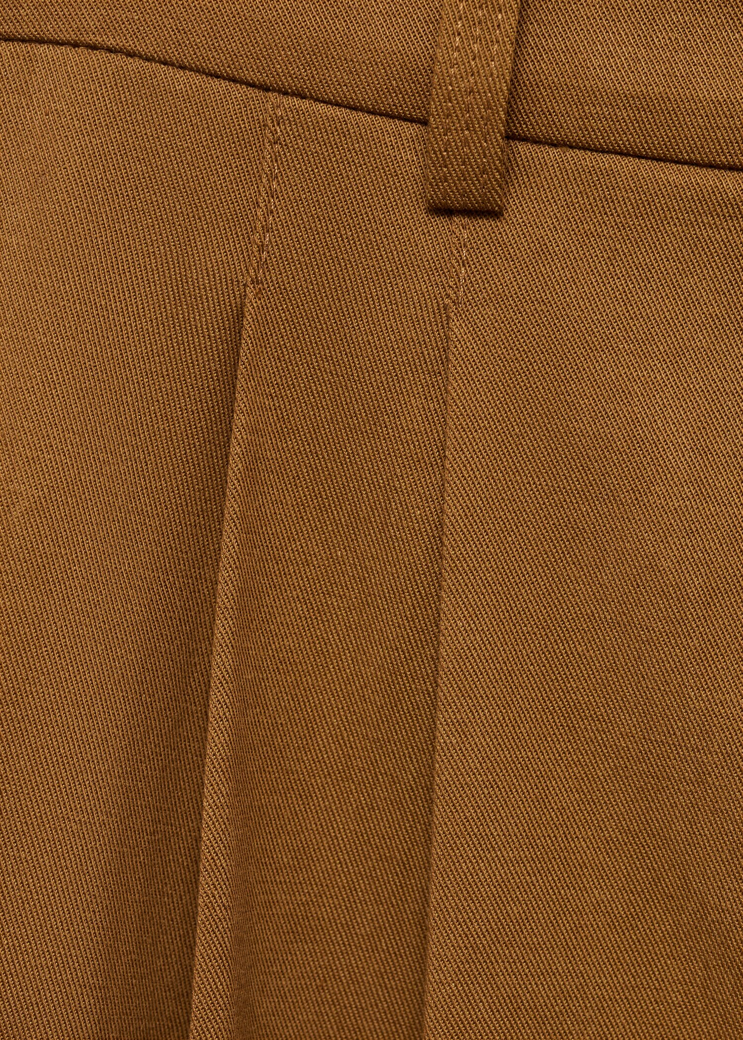 Wide leg trousers in cotton and lyocell blend - Details of the article 8