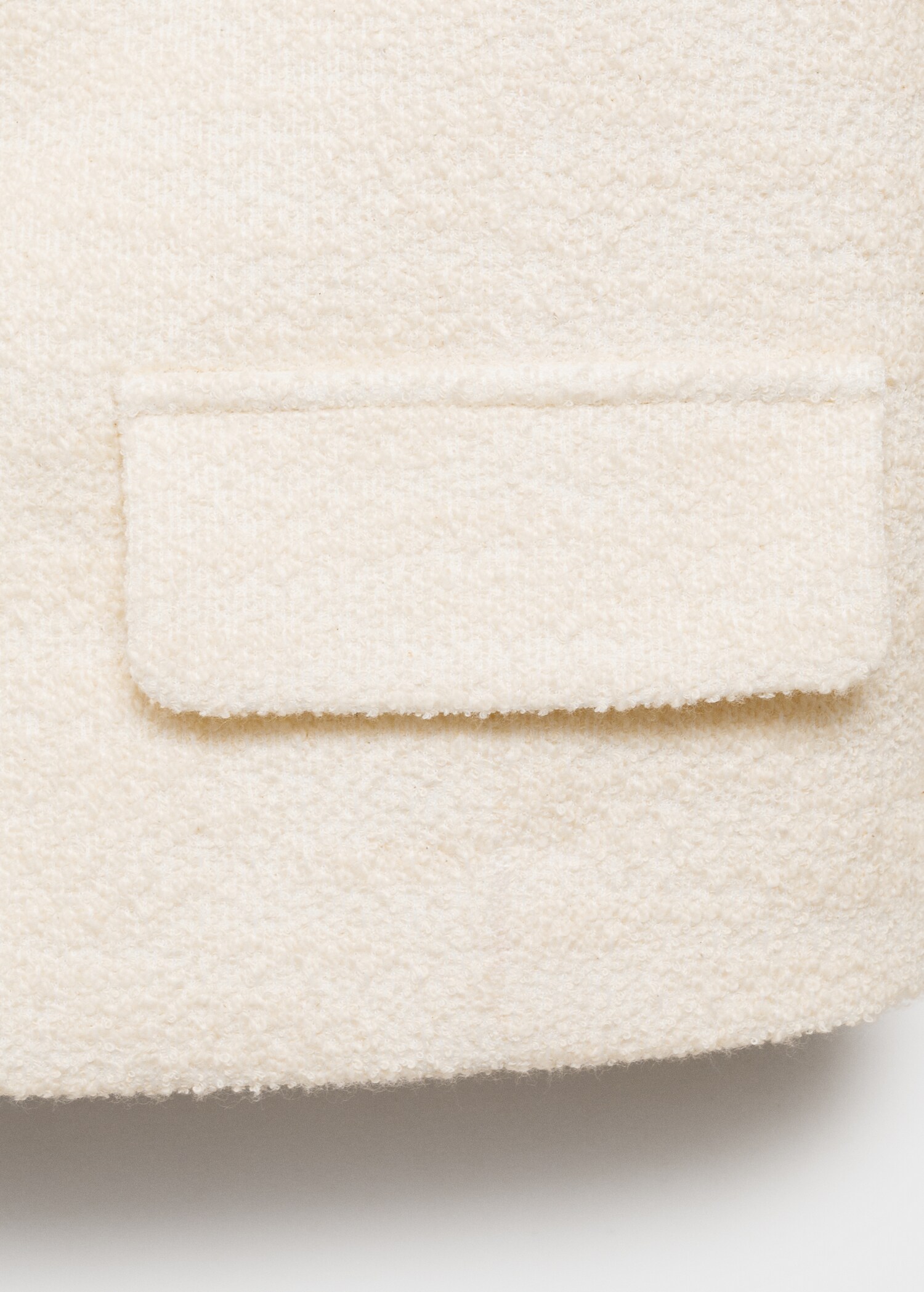 Cotton-blend jacket with lapel - Details of the article 0