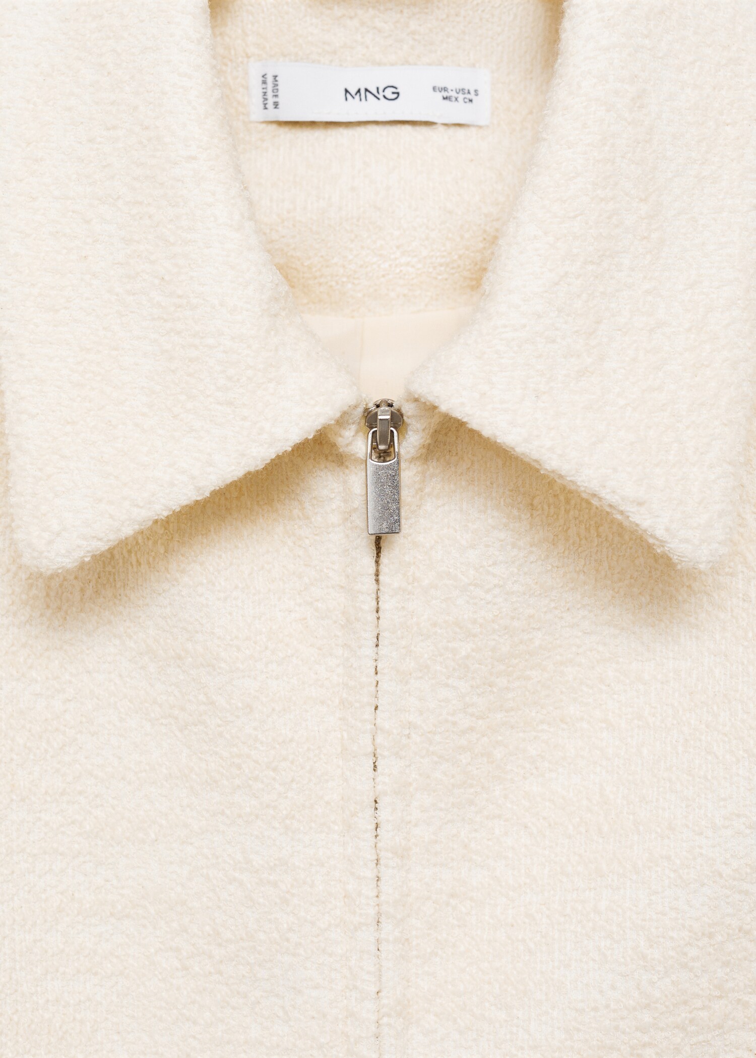 Cotton-blend jacket with lapel - Details of the article 8