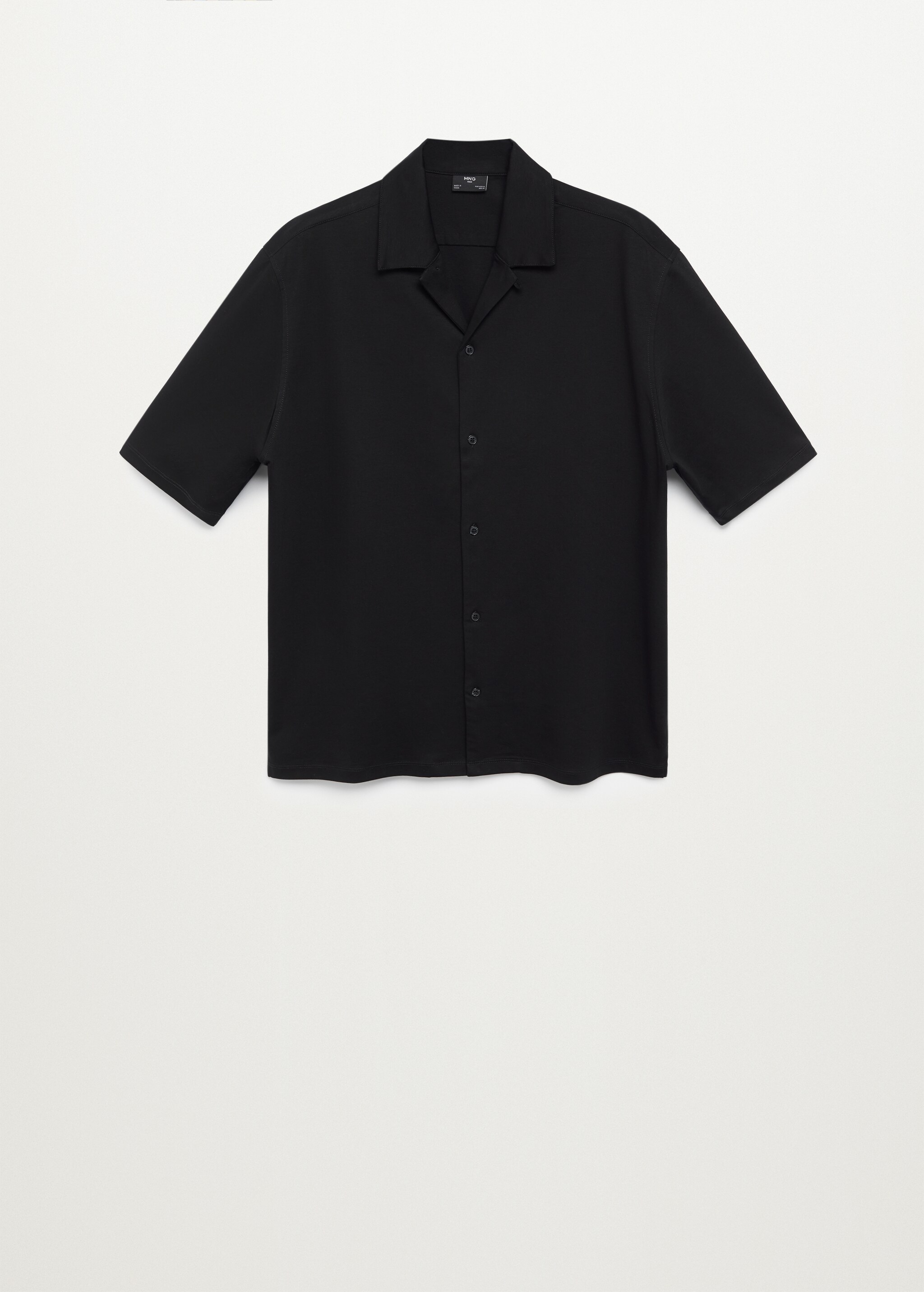 Camisa regular fit cuello bowling - Artículo sin modelo
