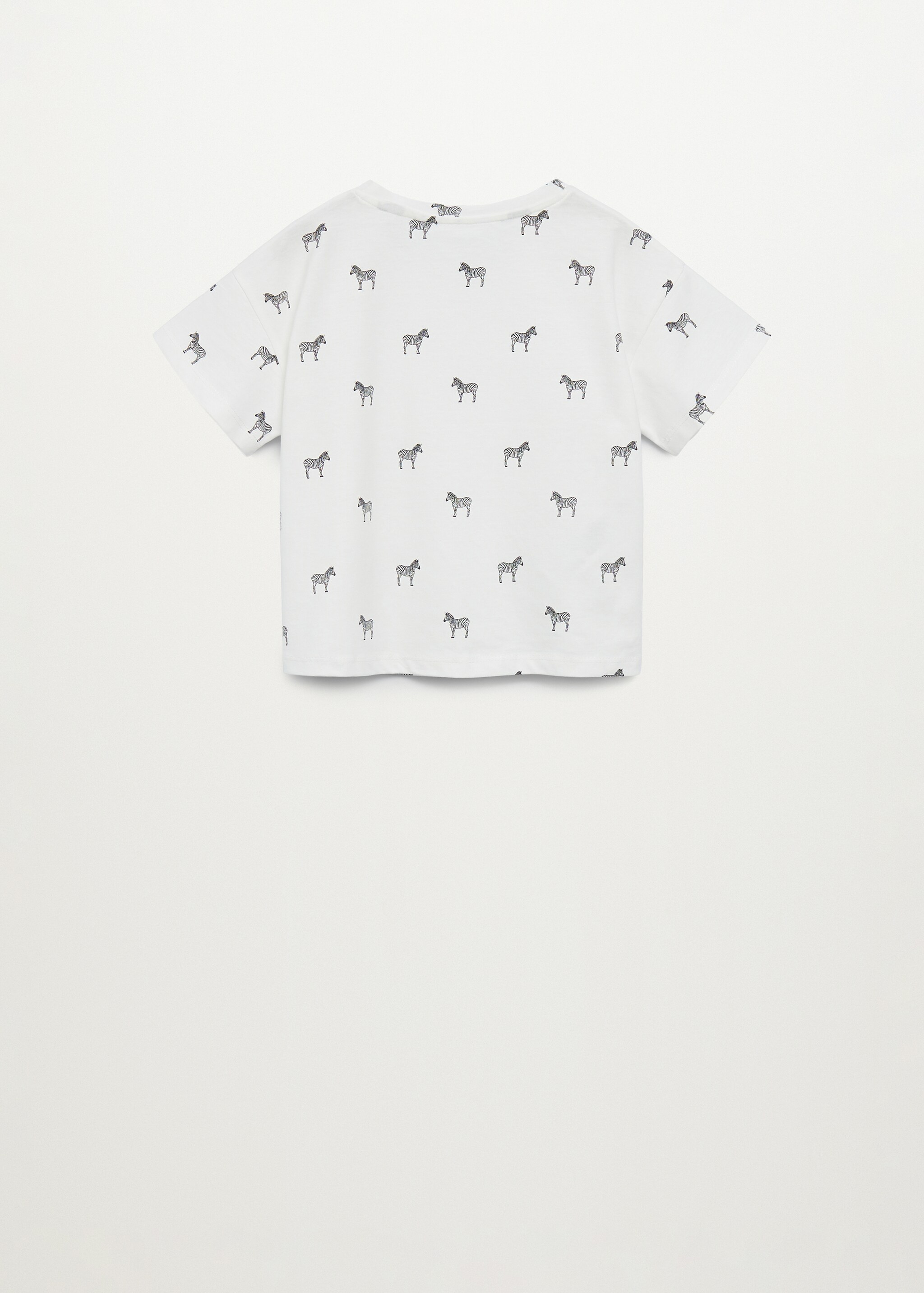Camiseta algodón estampado - Reverso del artículo